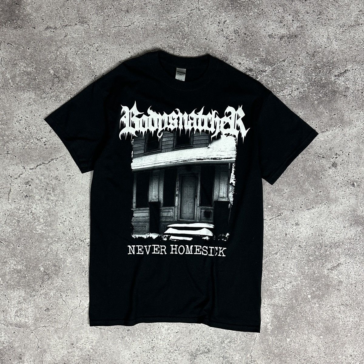 Band Tees Bodysnatcher Never Homesick Metal Rock band tee y2k album Size US M / EU 48-50 / 2 - 1 Thumbnail
