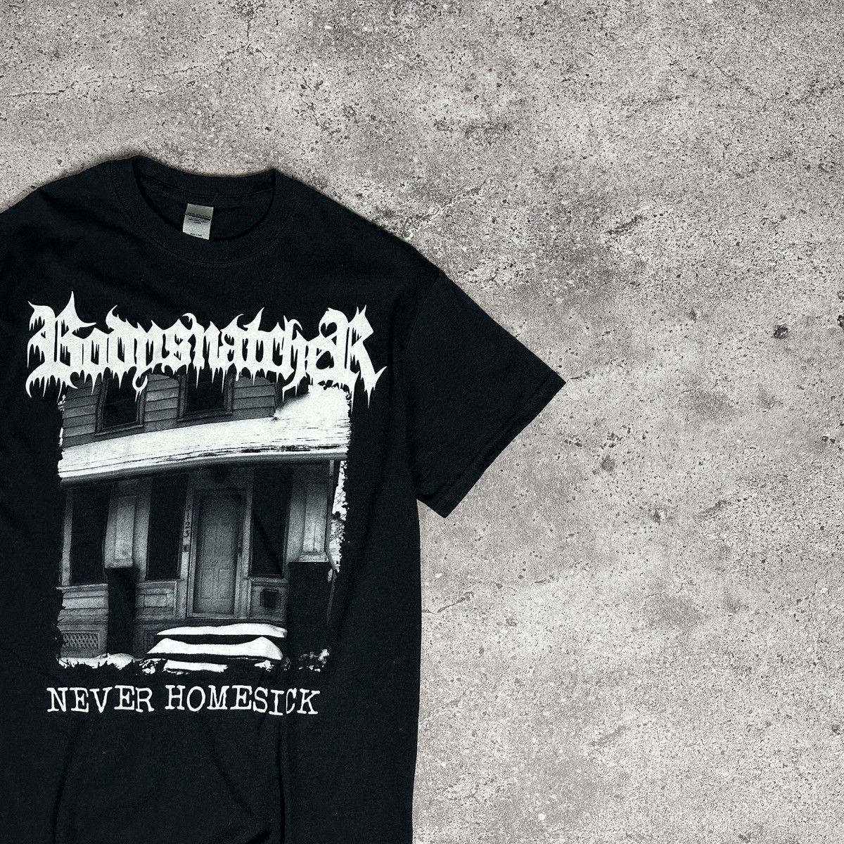 Band Tees Bodysnatcher Never Homesick Metal Rock band tee y2k album Size US M / EU 48-50 / 2 - 2 Thumbnail
