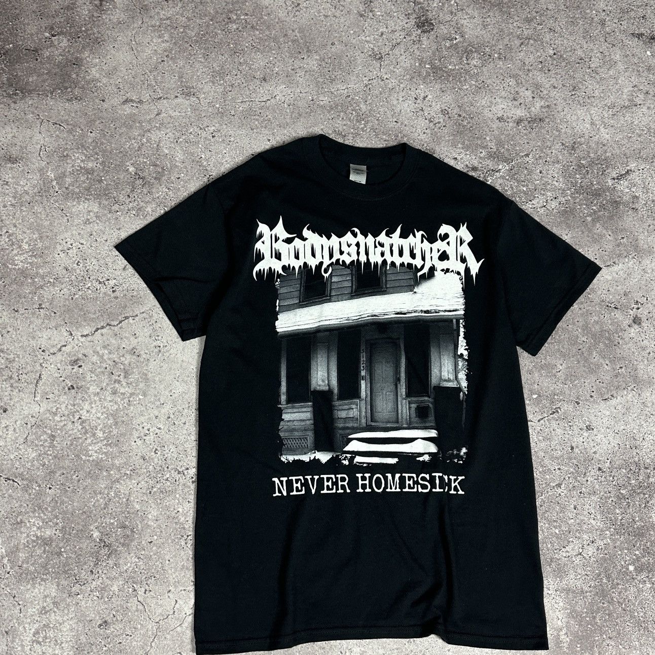 Band Tees Bodysnatcher Never Homesick Metal Rock band tee y2k album Size US M / EU 48-50 / 2 - 3 Thumbnail