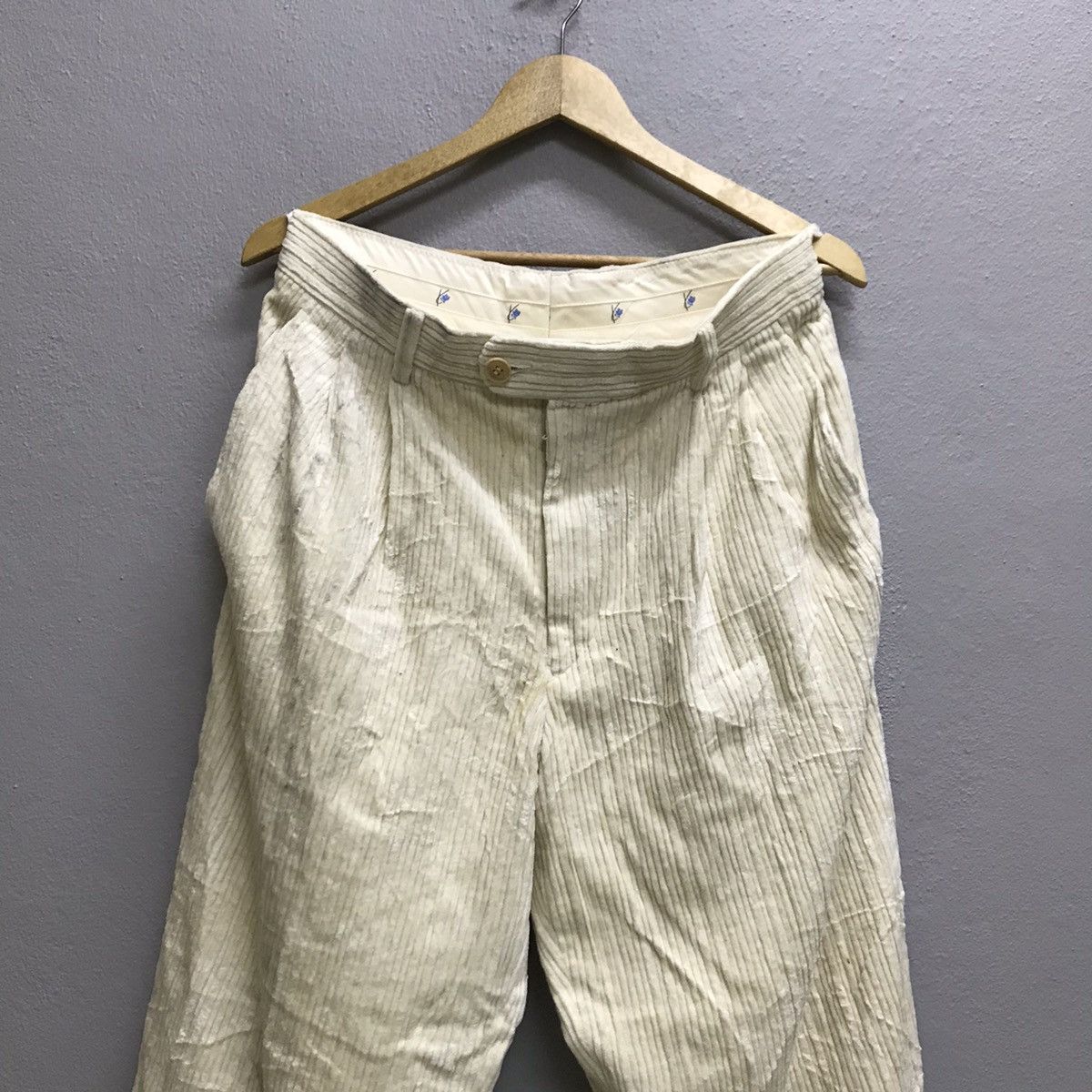 Kenzo Vintage Kenzo Homme Coduroy Golf pants Size US 31 - 4 Thumbnail