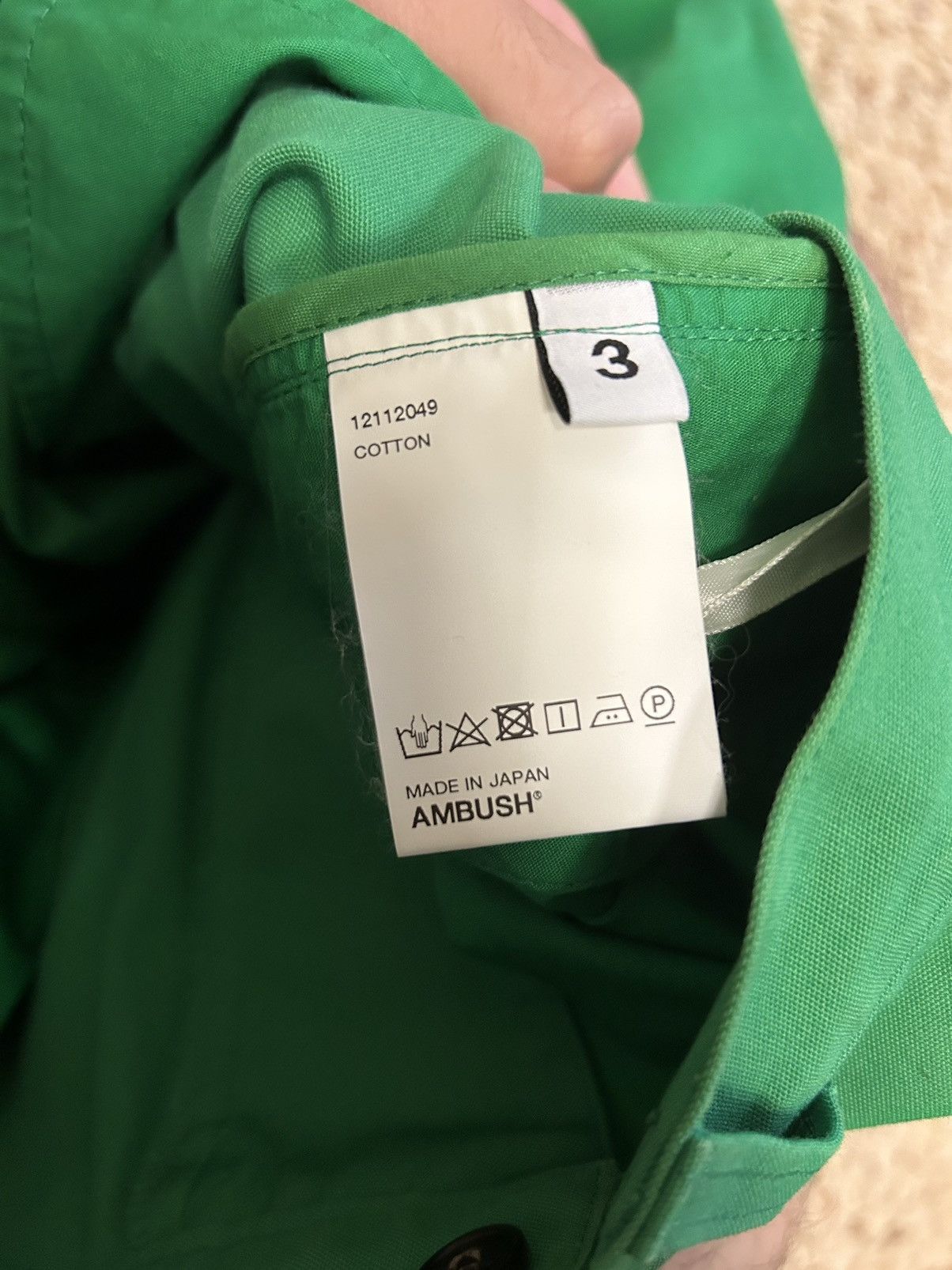 Ambush Design AMBUSH Men’s Pocket Strap Green Pants Size 3 Size US 34 / EU 50 - 6 Thumbnail