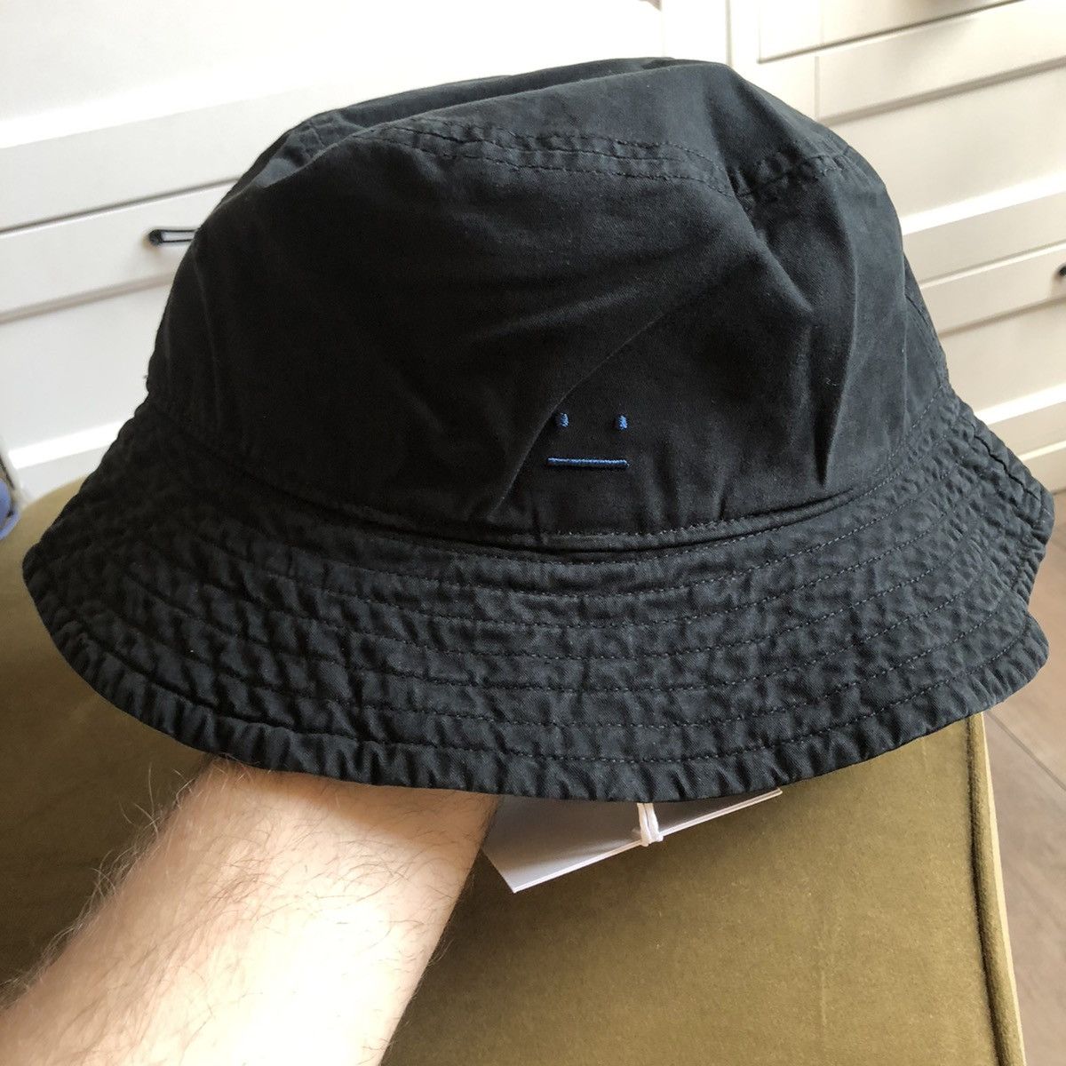 Acne Studios Acne Studios Face Logo Bucket Hat Size ONE SIZE - 1 Thumbnail