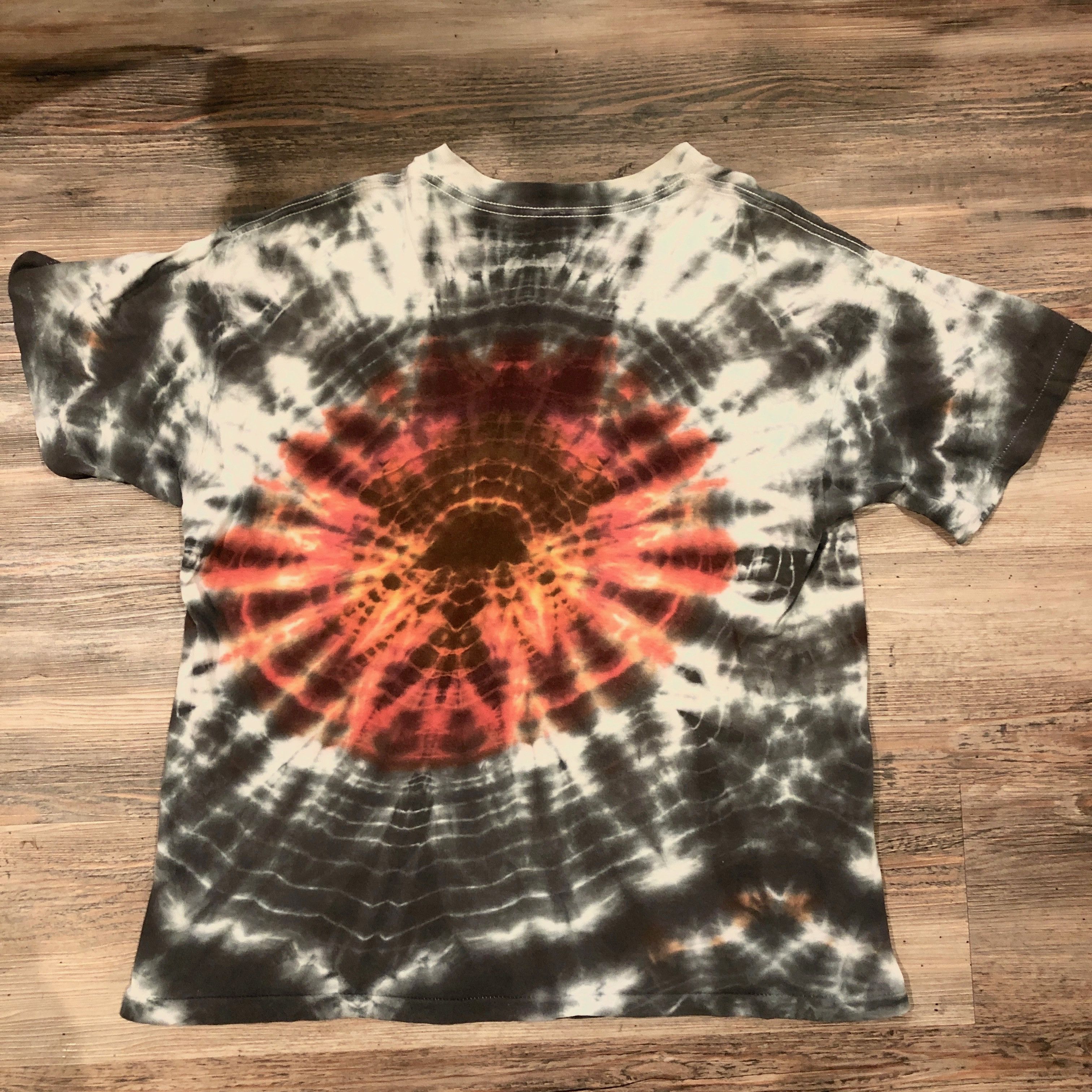 Band Tees × Iron Maiden × Vintage Vintage 1987 Iron Maiden Somewhere in Time Tie Dye Tee Size US M / EU 48-50 / 2 - 2 Thumbnail