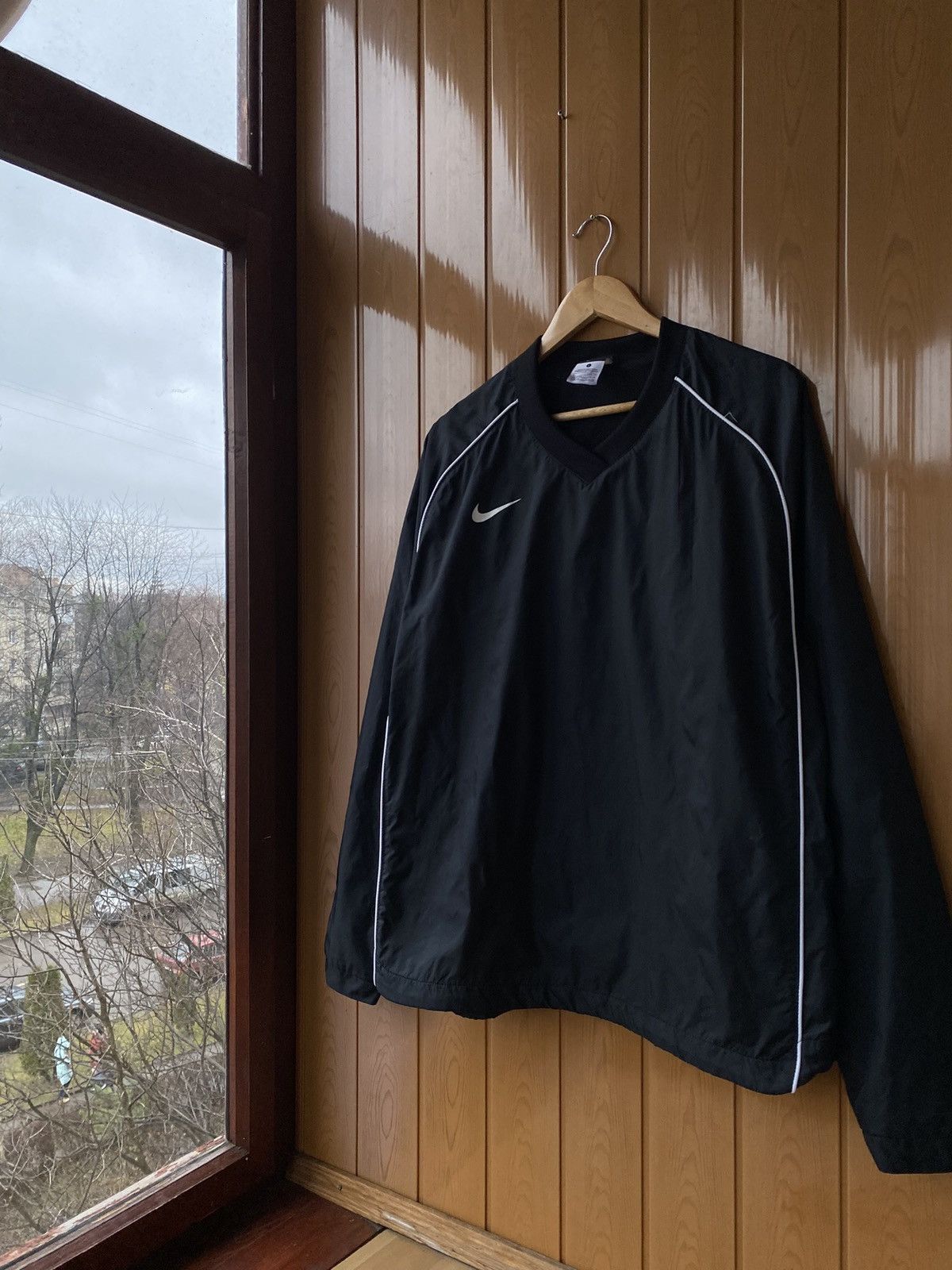 Vintage Nike Nylon Y2K Drill Aviation Light Sweatshit