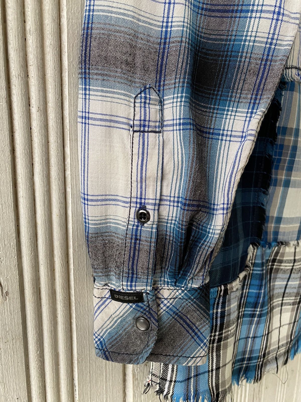 Diesel Vintage Diesel Patchwork Button Ups Shirt Size S / US 4 / IT 40 - 12 Thumbnail