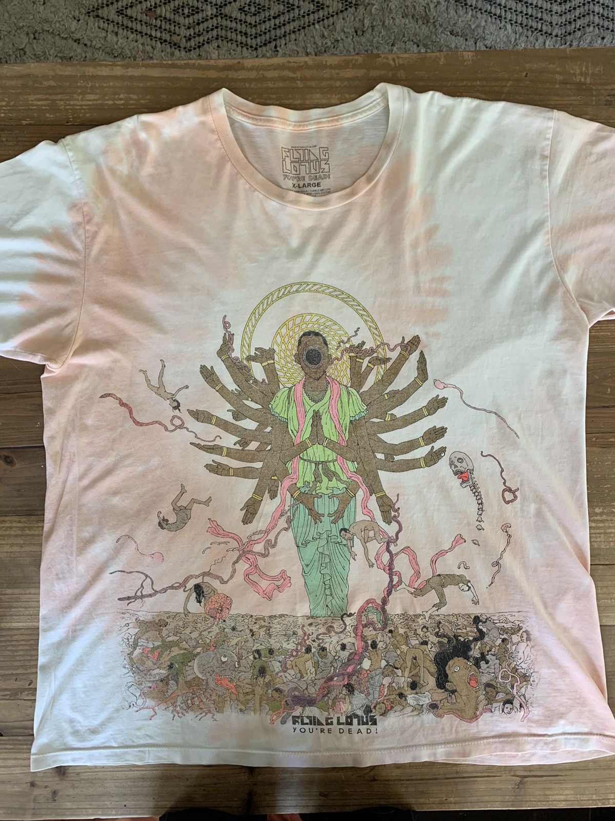 Vintage Flying Lotus x Shintaro Kago You’re Dead Tour Tshirt | Grailed