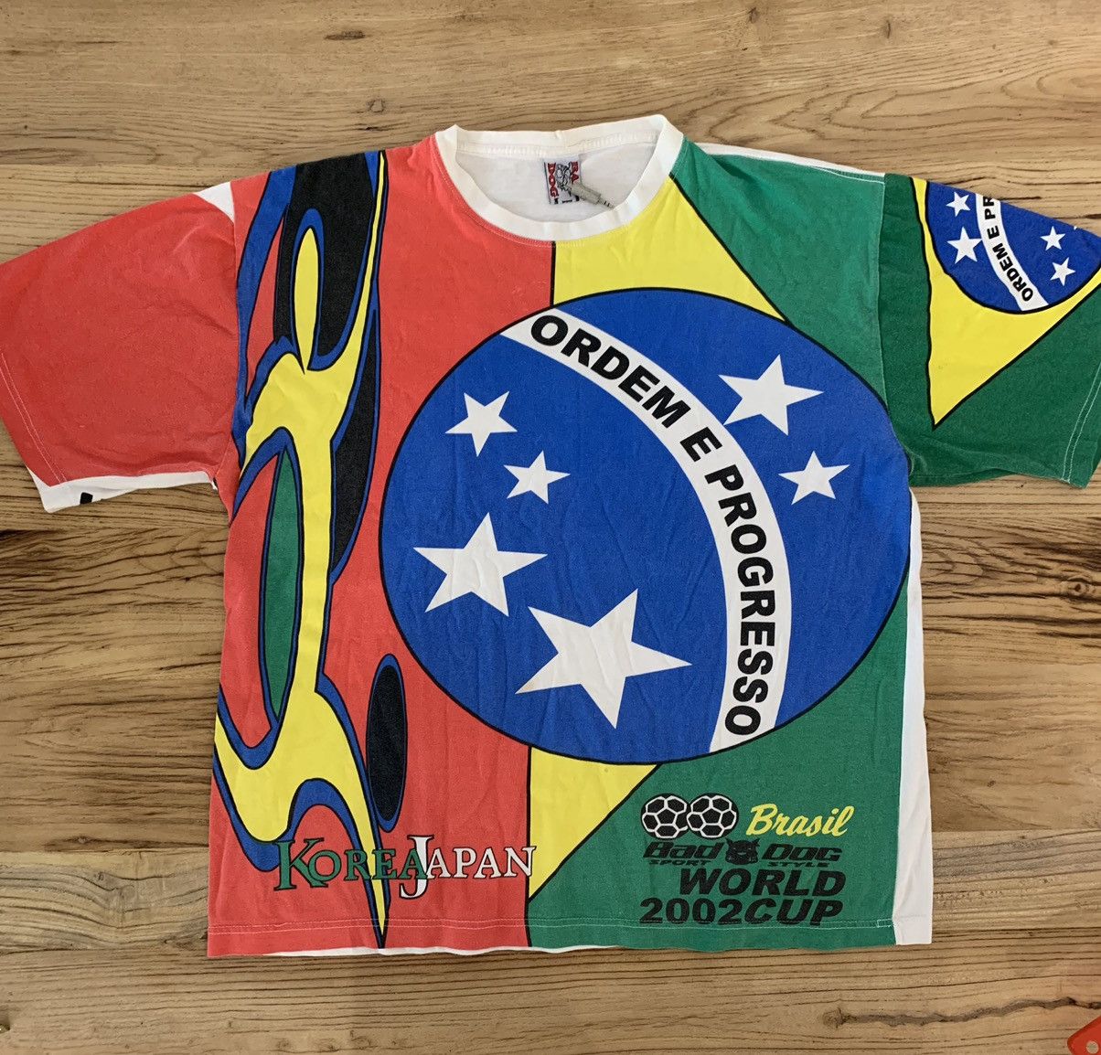 Vintage 2002 Brazil World Cup Winners AOP
