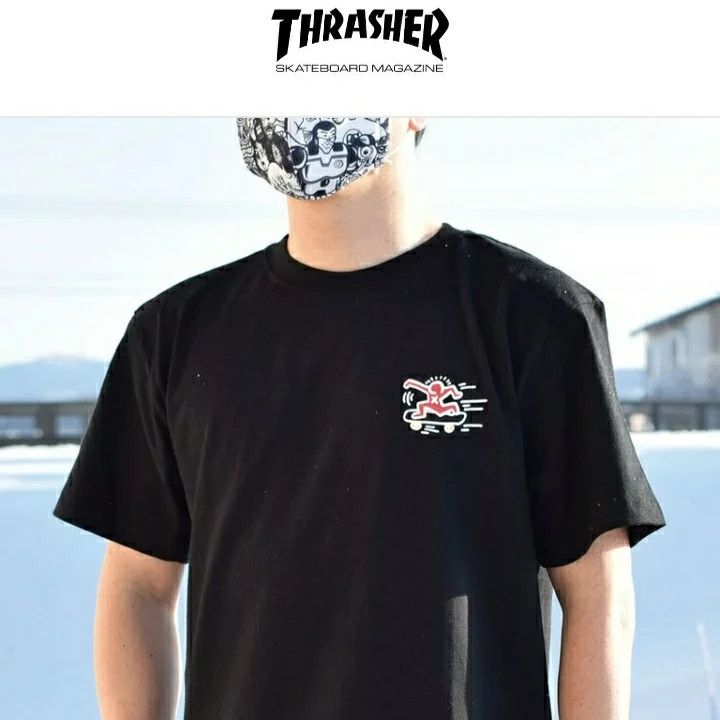 Keith Haring NEW 💥 Thrasher x Keith Haring tshirt pop art streetwear Size US L / EU 52-54 / 3 - 2 Thumbnail