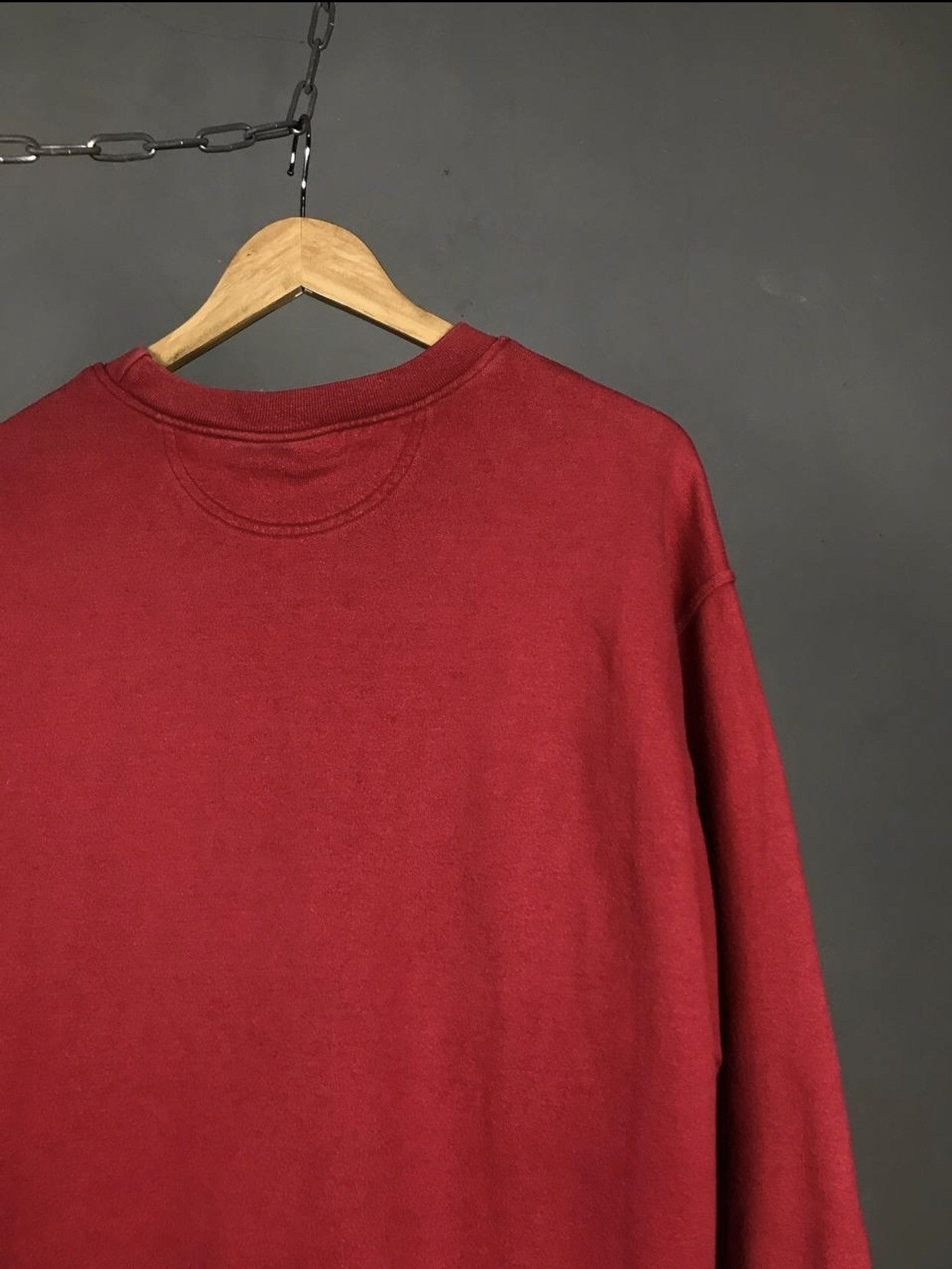 Adidas Adidas vintage streetwear red sweatshirt Size US M / EU 48-50 / 2 - 9 Thumbnail