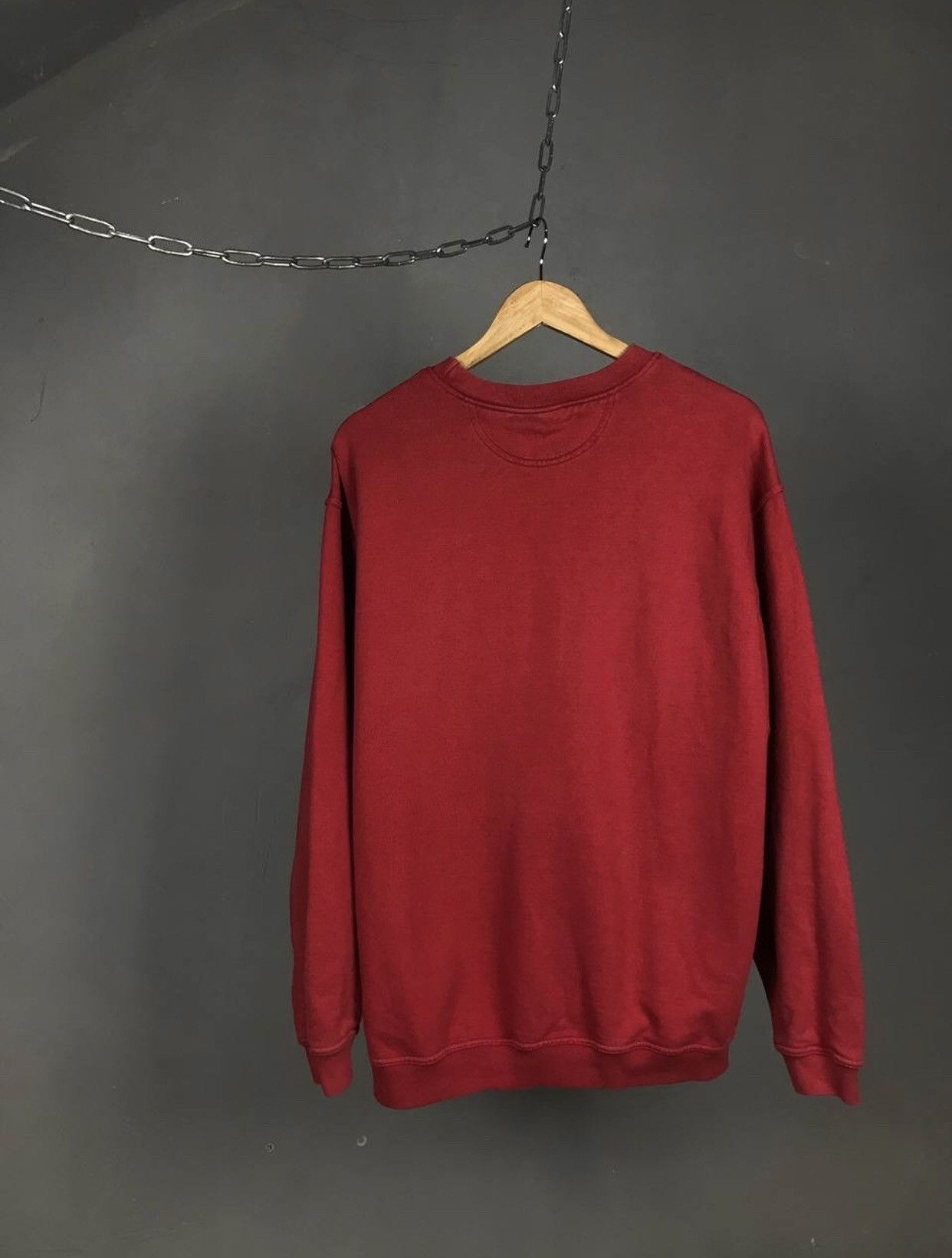 Adidas Adidas vintage streetwear red sweatshirt Size US M / EU 48-50 / 2 - 8 Thumbnail
