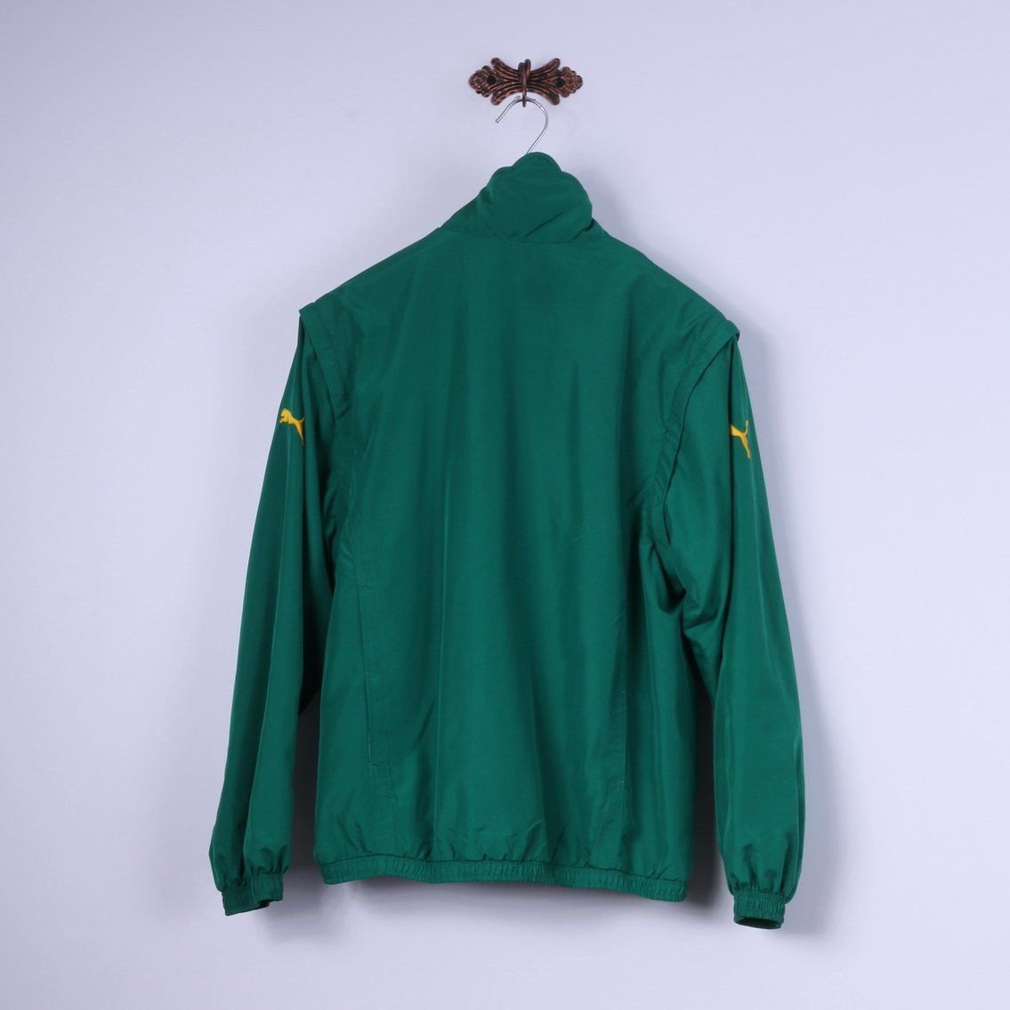 Puma Puma Men M Jacket Green Camerounaise De Football 0274 Size US M / EU 48-50 / 2 - 8 Thumbnail