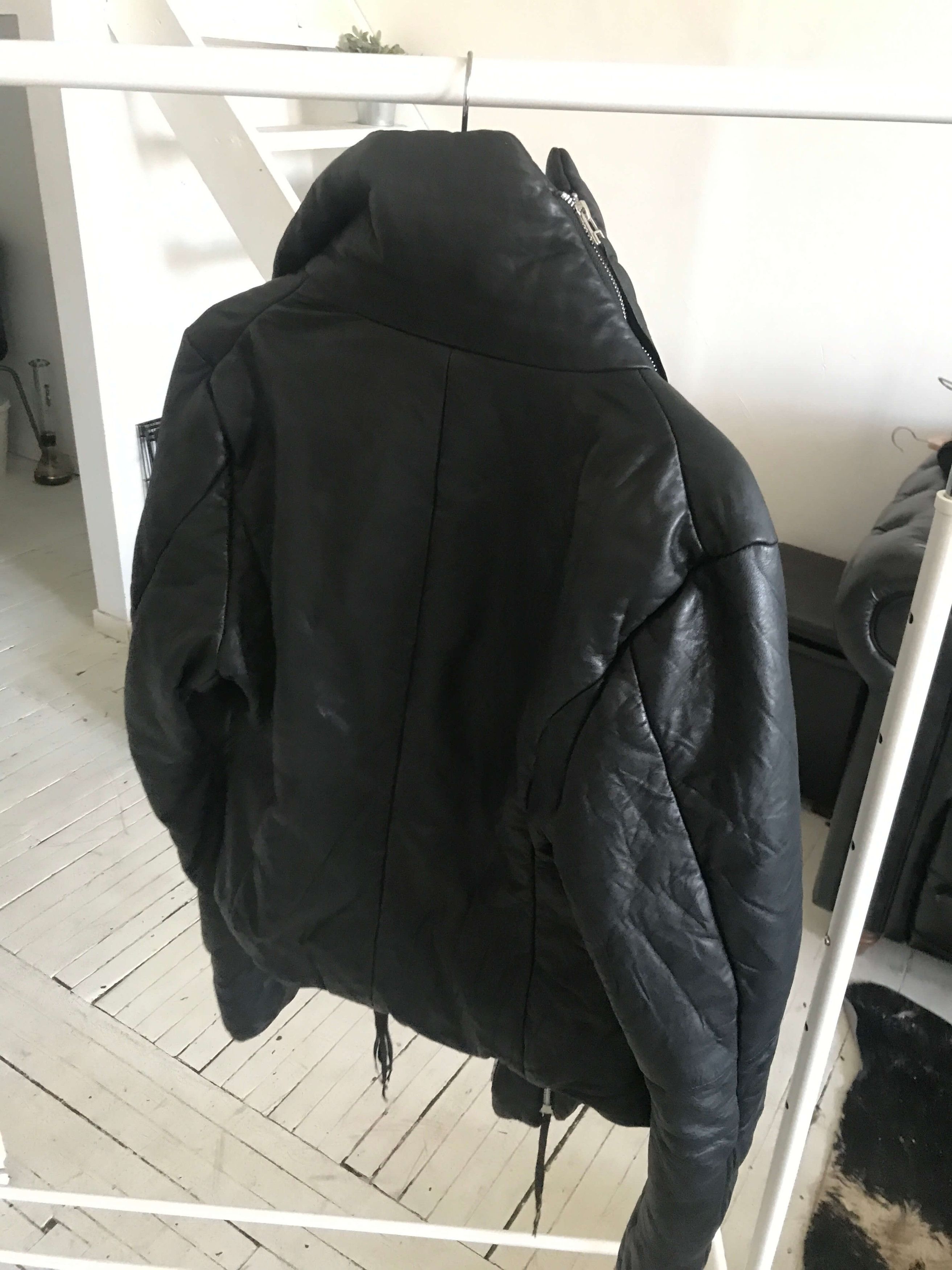 Ekam Asymmetrical Leather Jacket | Grailed
