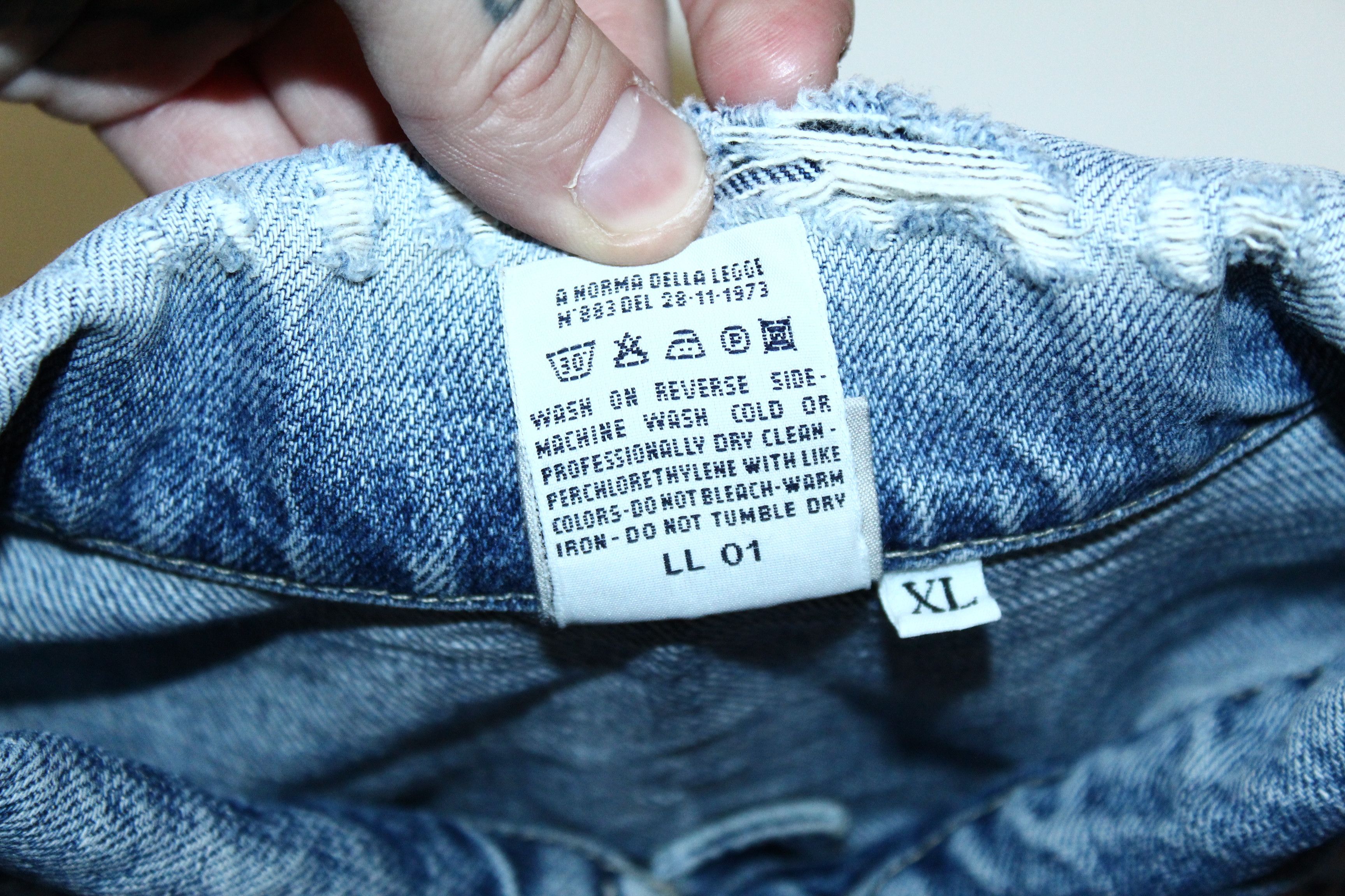 Versace Versace Jeans Couture Stonewash Distressed Denim Jacket Size US M / EU 48-50 / 2 - 8 Thumbnail