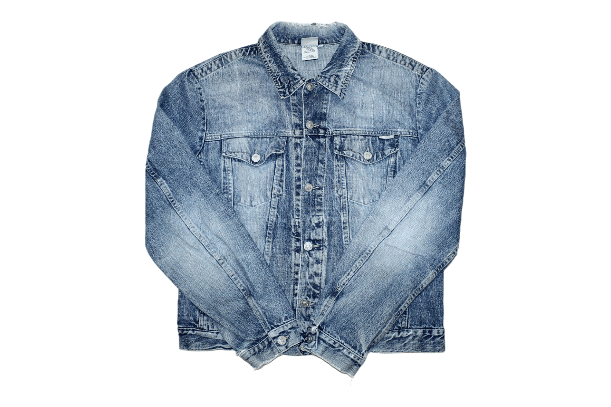 Versace Versace Jeans Couture Stonewash Distressed Denim Jacket Size US M / EU 48-50 / 2 - 1 Thumbnail