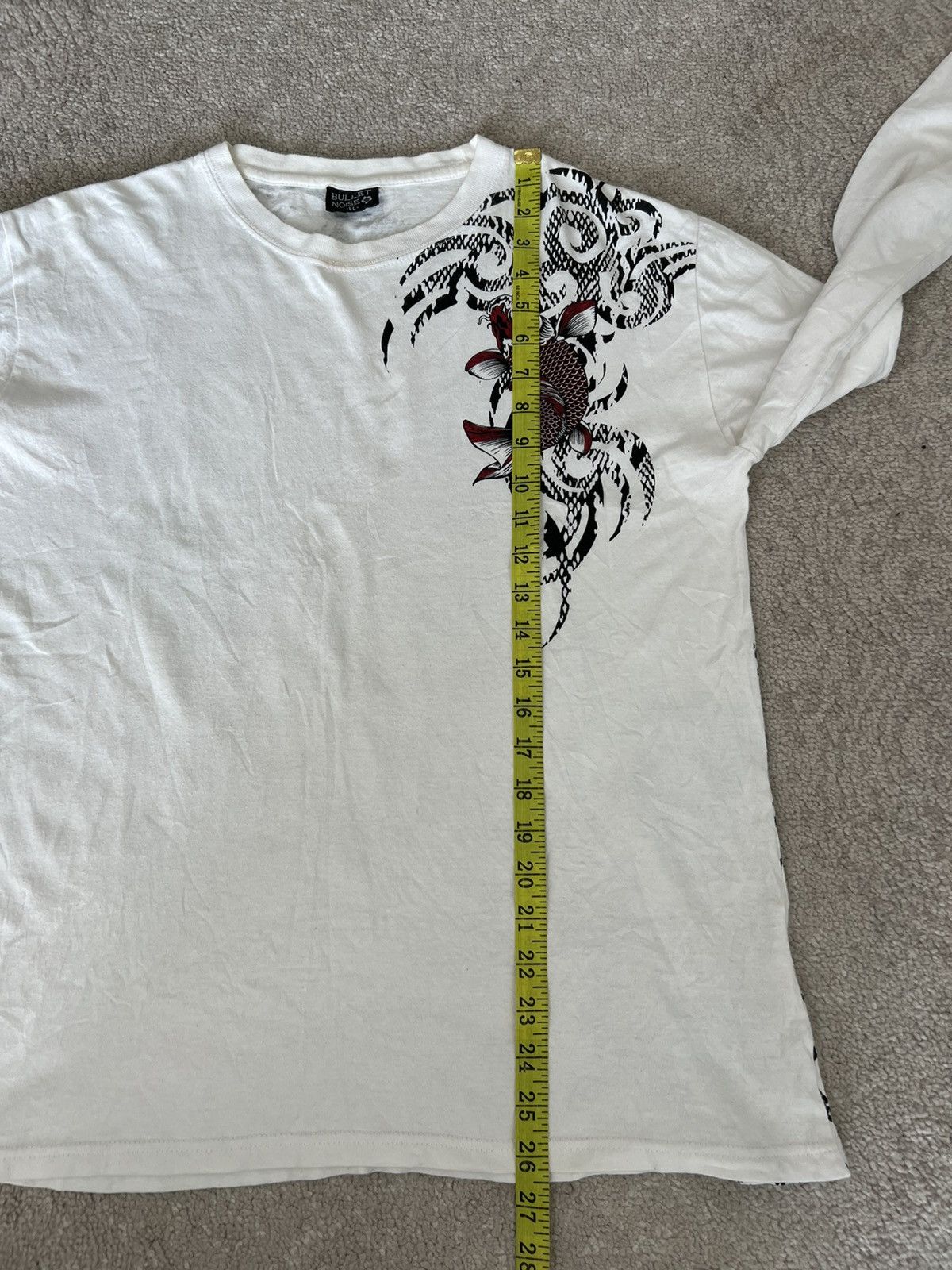 Japanese Brand Bullet noise koi fish big print Size US L / EU 52-54 / 3 - 7 Thumbnail