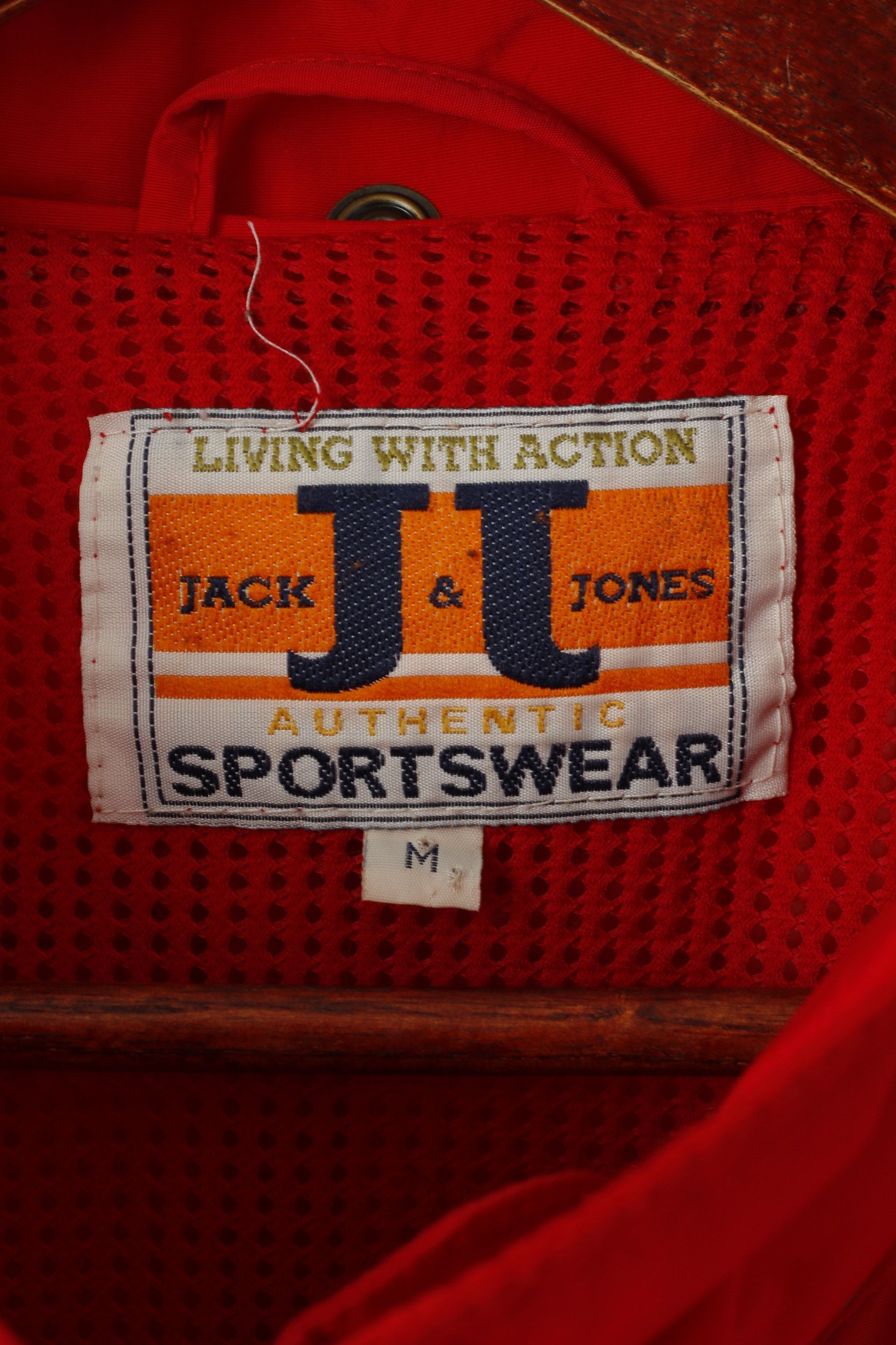 Jack & Jones × Vintage Jack & Jones Men M Jacket Red Nylon Sportswear 1658 Size US M / EU 48-50 / 2 - 5 Thumbnail