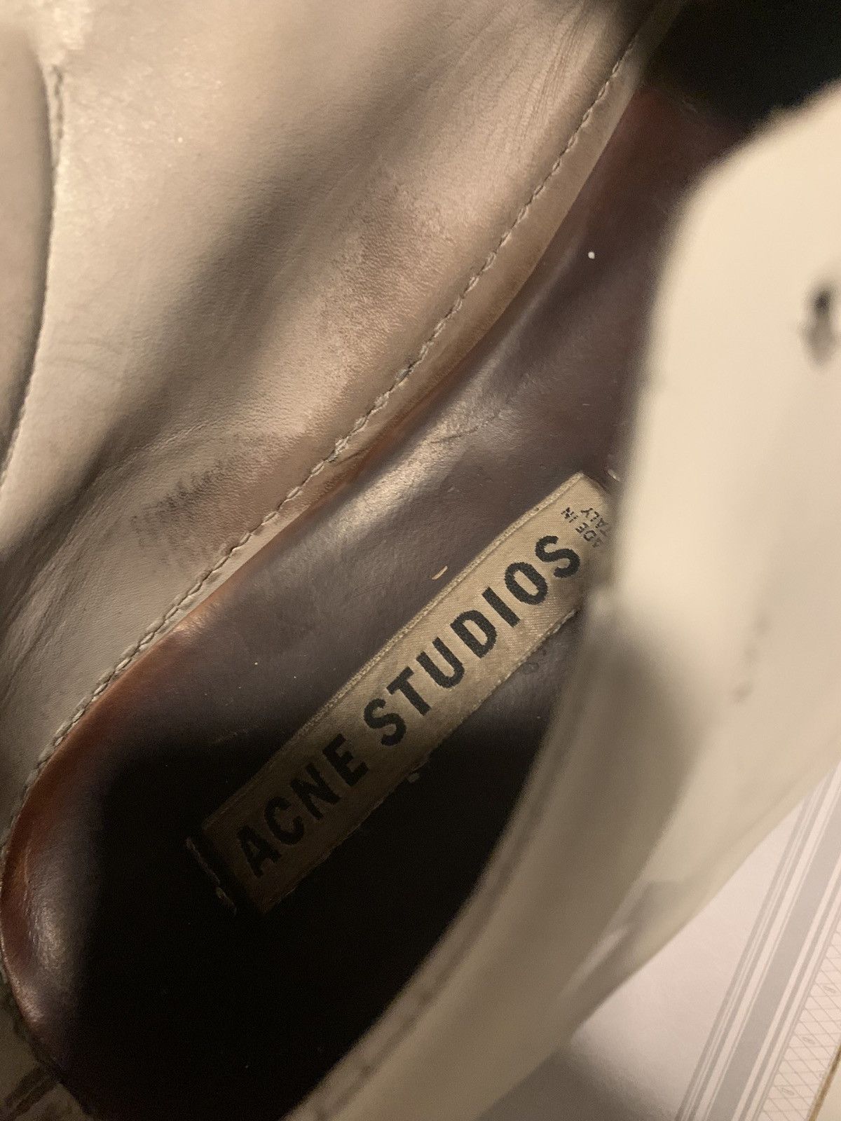 Acne Studios Acne Studio Adrian Leather Sneakers Size US 11 / EU 44 - 8 Thumbnail