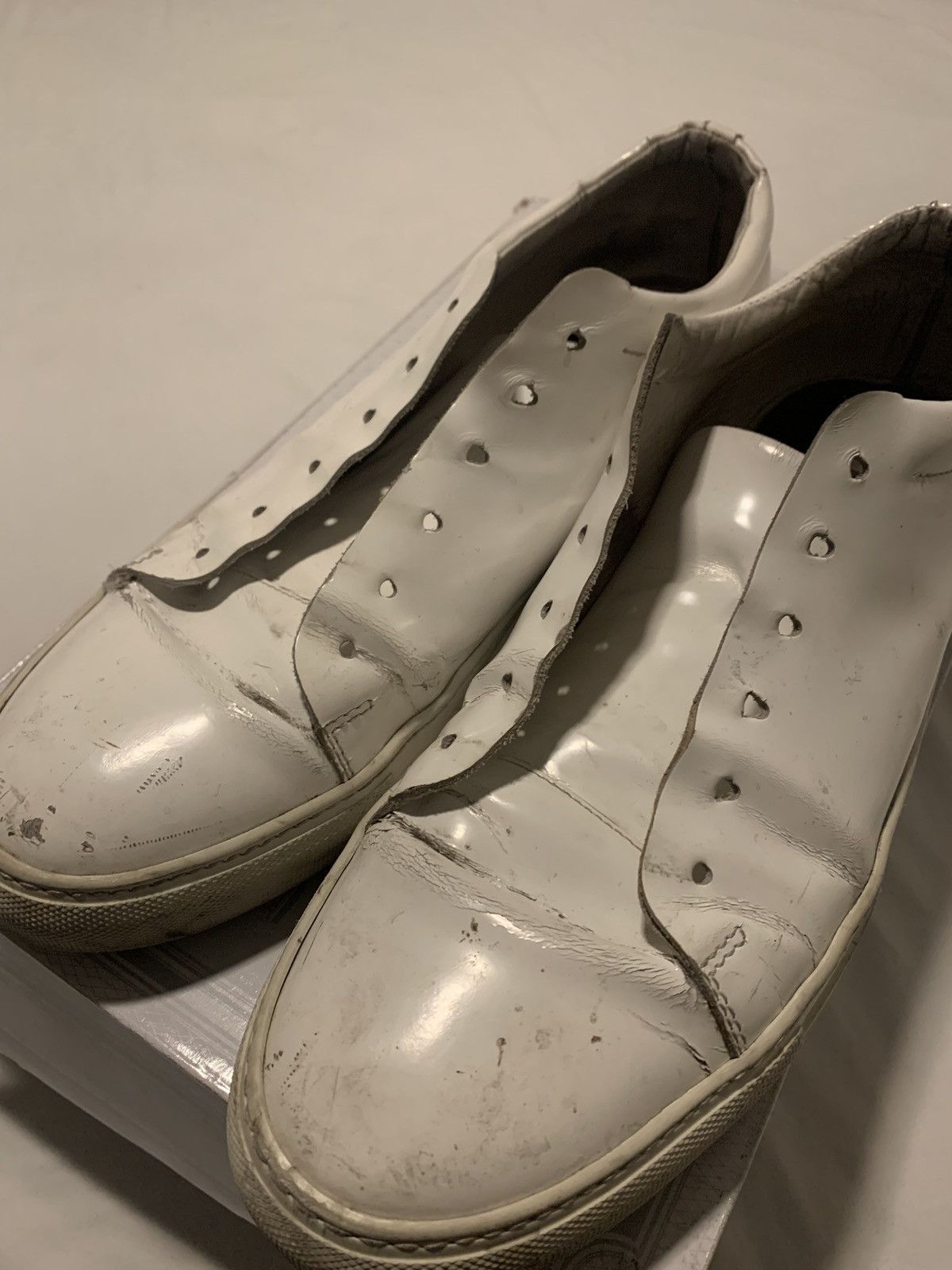 Acne Studios Acne Studio Adrian Leather Sneakers Size US 11 / EU 44 - 2 Thumbnail