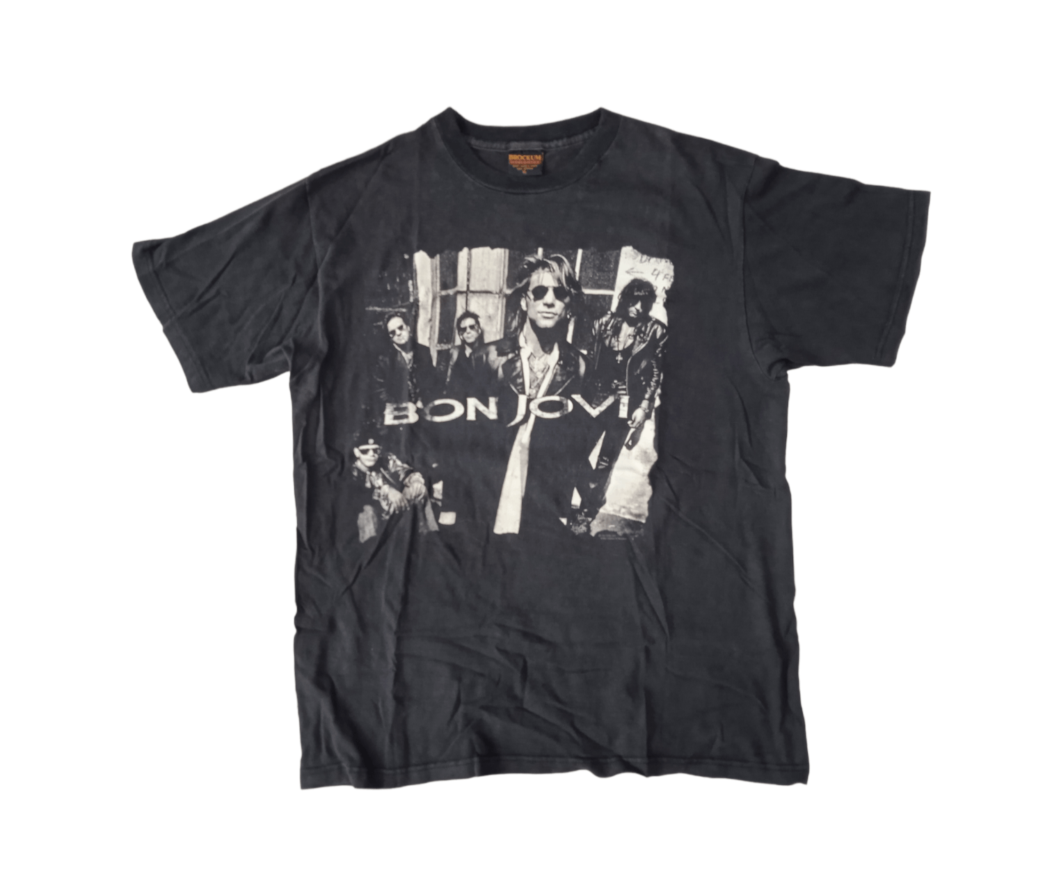 image of Band Tees x Vintage 90's Bon Jovi Keep The Faith T-Shirt in Black, Men's (Size XL)