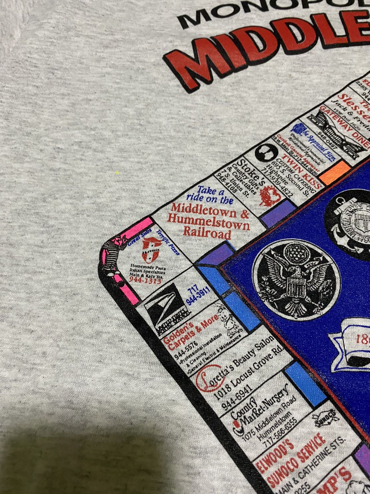 Vintage Vintage ‘99 Veterans Association Monopoly Game Double Tee Size US XL / EU 56 / 4 - 3 Thumbnail