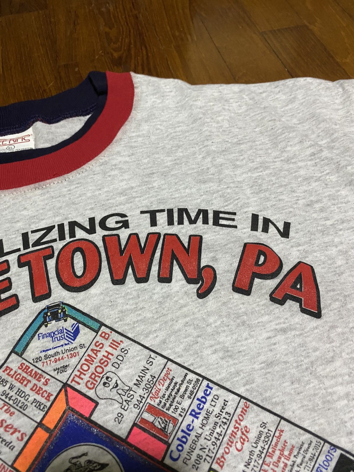 Vintage Vintage ‘99 Veterans Association Monopoly Game Double Tee Size US XL / EU 56 / 4 - 15 Thumbnail