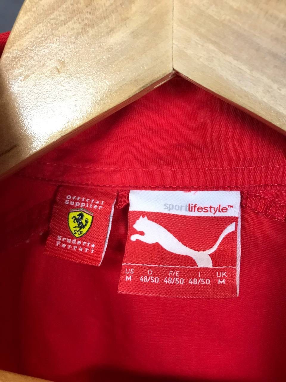 Ferrari Ferrari vintage racing overprinted shirt Size US M / EU 48-50 / 2 - 3 Thumbnail
