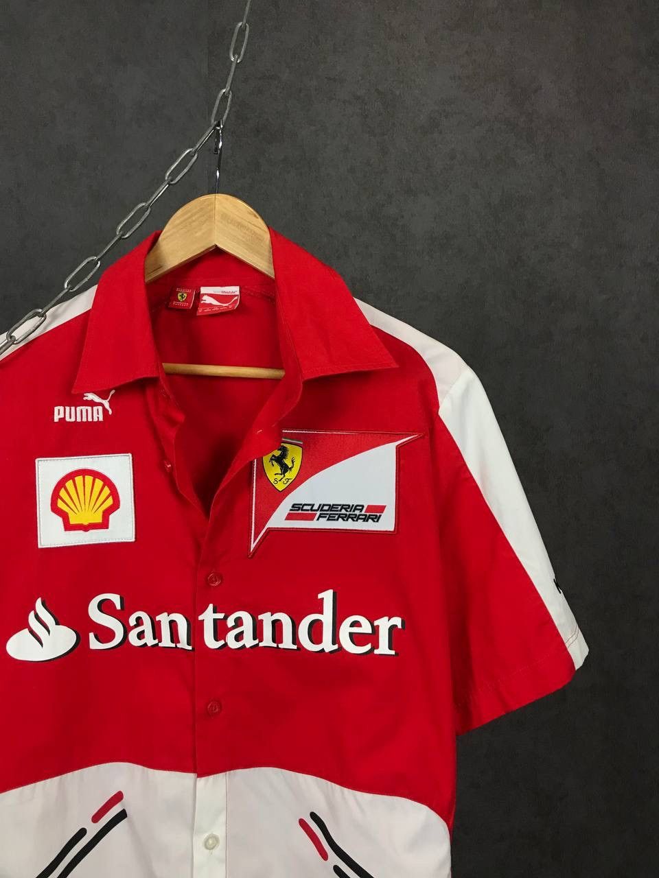 Ferrari Ferrari vintage racing overprinted shirt Size US M / EU 48-50 / 2 - 2 Thumbnail