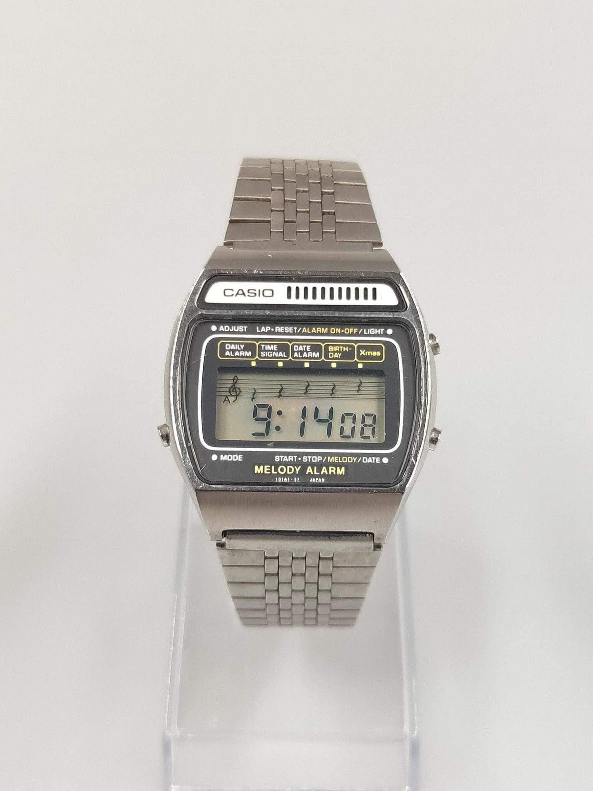 Vintage Rare Vintage CASIO H104 Melody Alarm Digital Men's