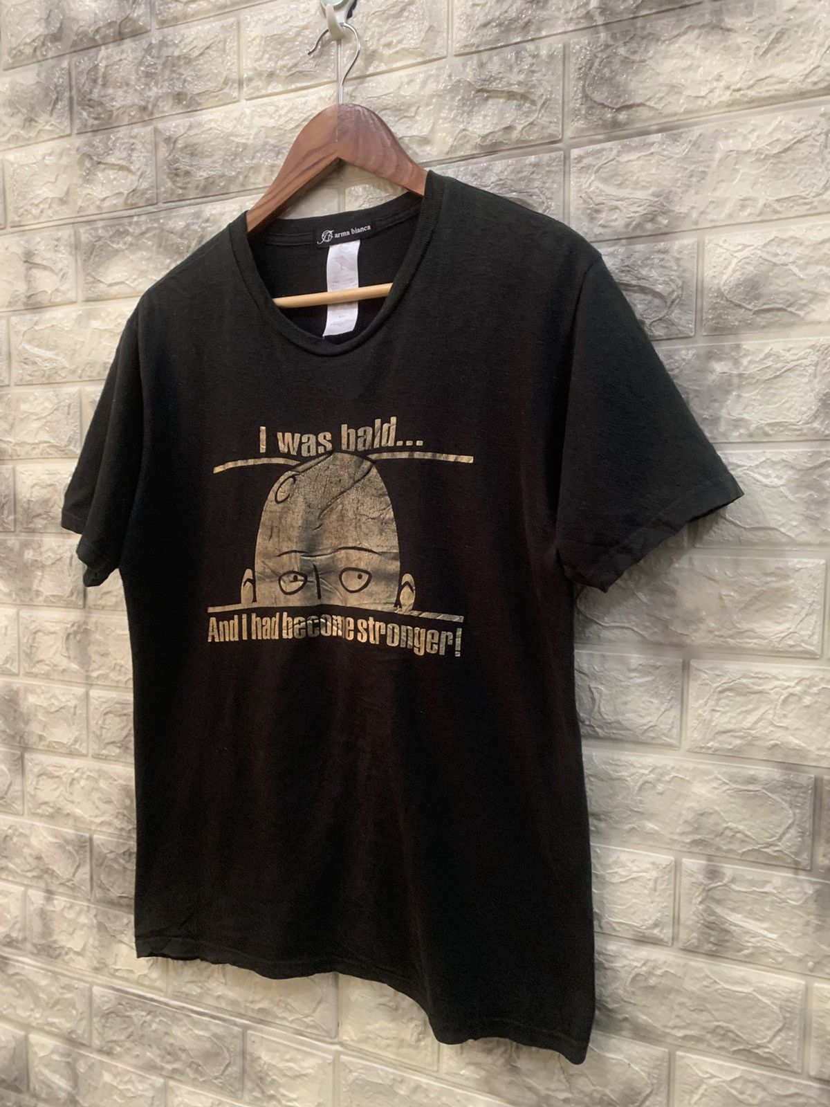 Vintage Vintage Arma Bianca black tees Size US L / EU 52-54 / 3 - 3 Thumbnail
