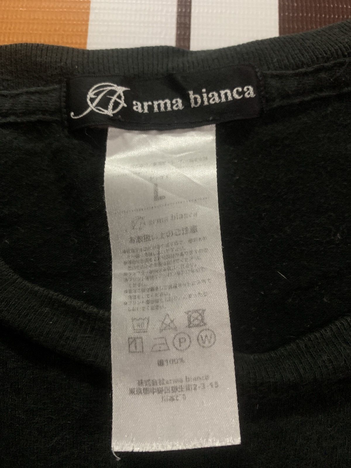 Vintage Vintage Arma Bianca black tees Size US L / EU 52-54 / 3 - 10 Thumbnail