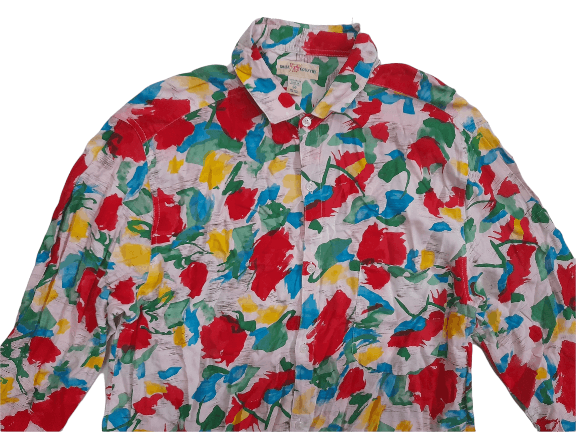 Other Koala Country 100 Rayon Button Down Shirt (D827) Size US M / EU 48-50 / 2 - 4 Thumbnail