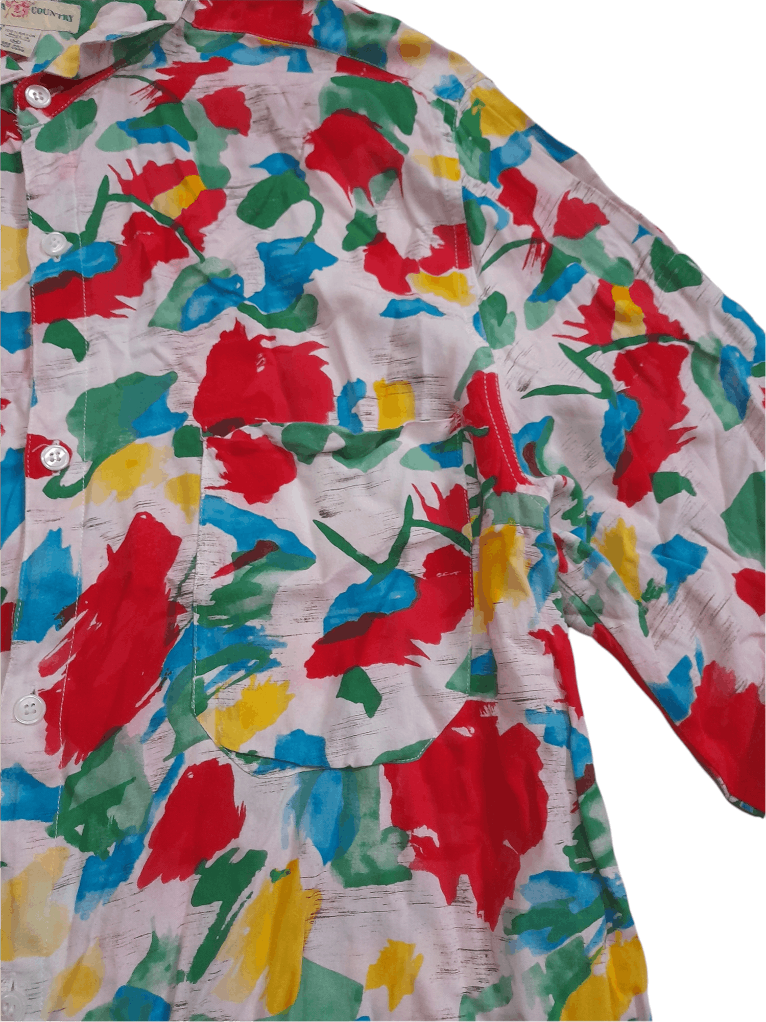 Other Koala Country 100 Rayon Button Down Shirt (D827) Size US M / EU 48-50 / 2 - 3 Thumbnail