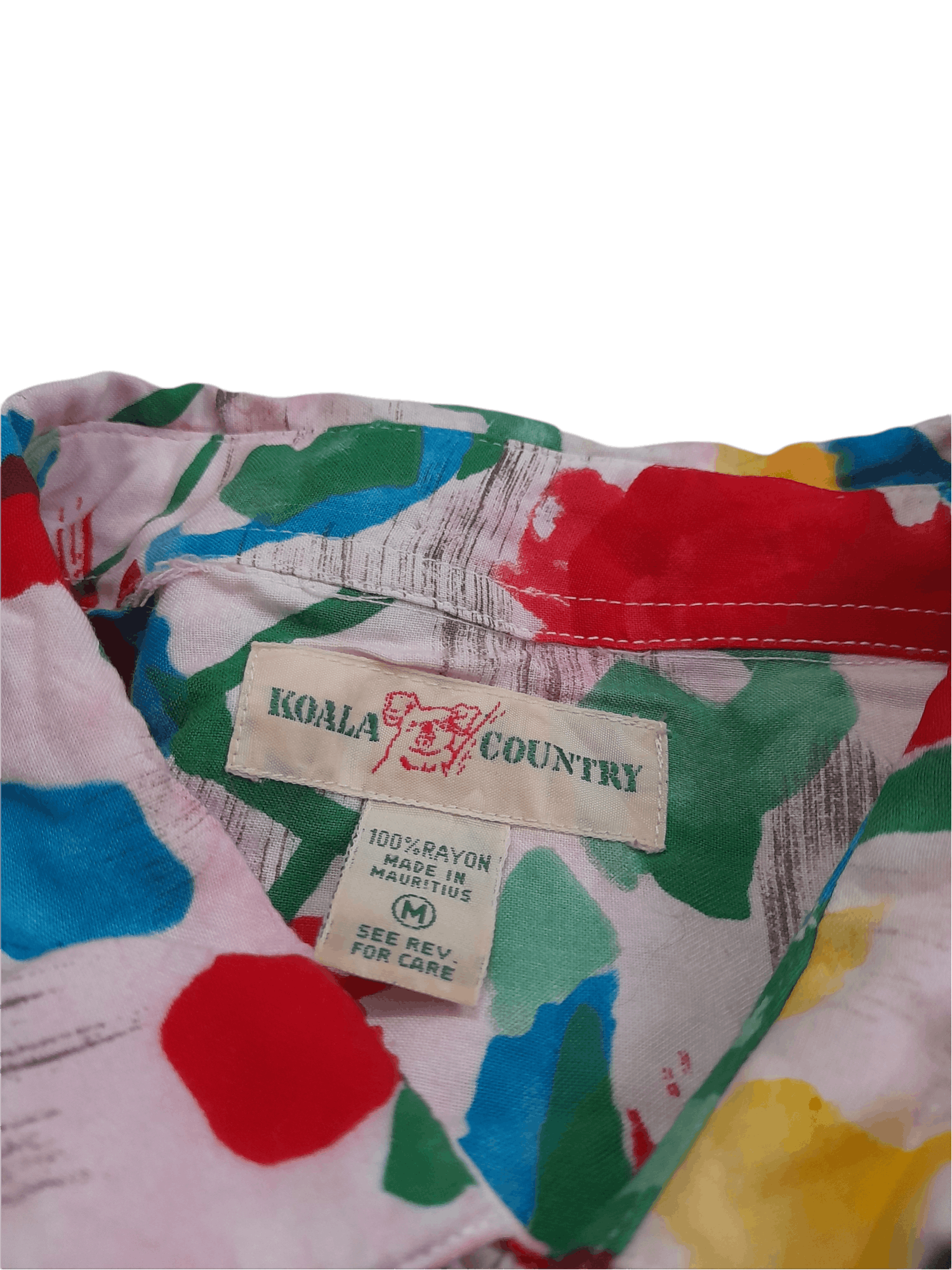 Other Koala Country 100 Rayon Button Down Shirt (D827) Size US M / EU 48-50 / 2 - 5 Thumbnail