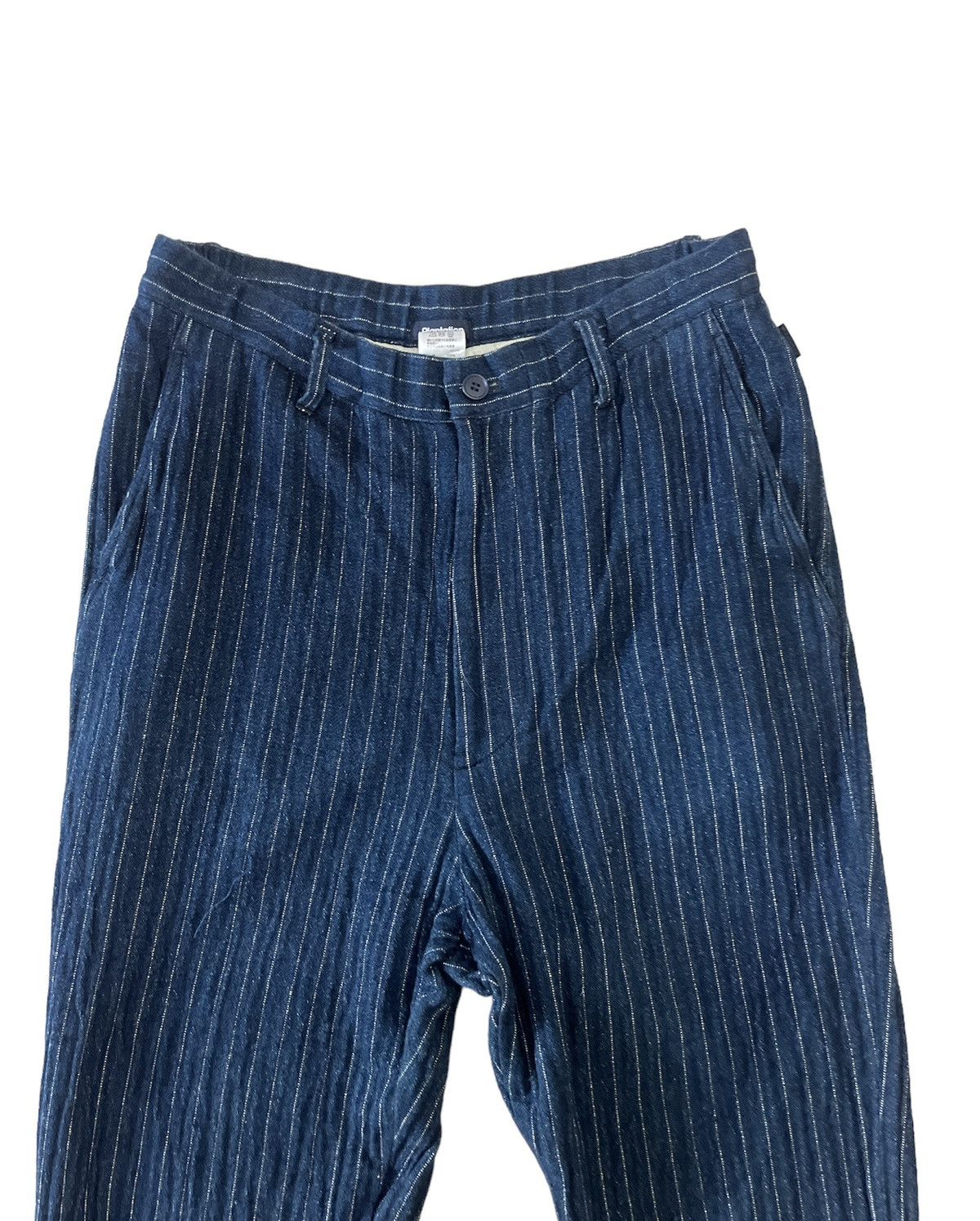 Issey Miyake Plantation Indigo Dye Striped Pants Size US 34 / EU 50 - 3 Thumbnail