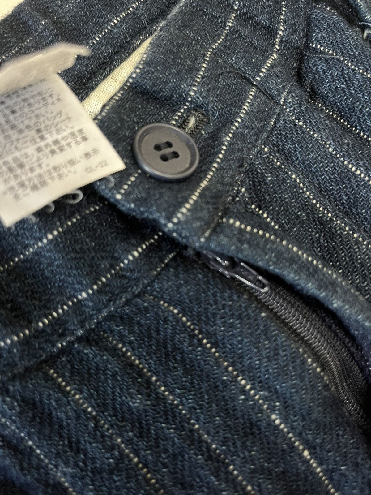 Issey Miyake Plantation Indigo Dye Striped Pants Size US 34 / EU 50 - 5 Thumbnail