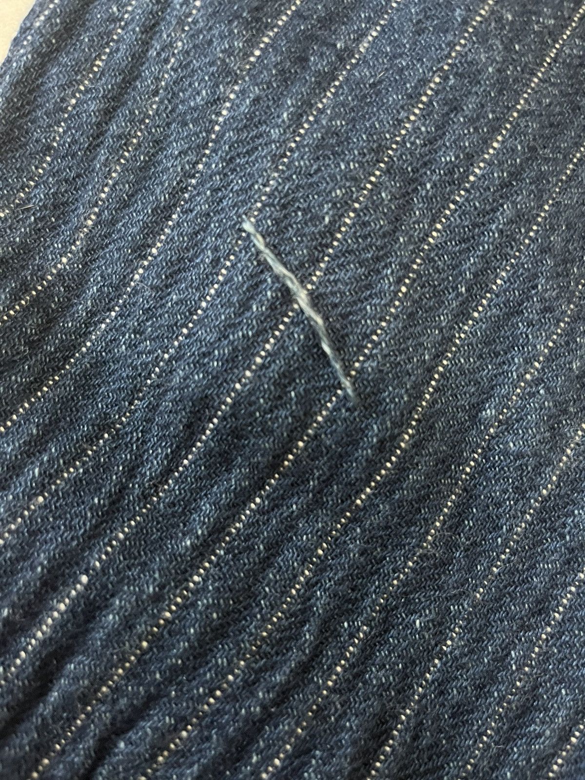 Issey Miyake Plantation Indigo Dye Striped Pants Size US 34 / EU 50 - 11 Thumbnail