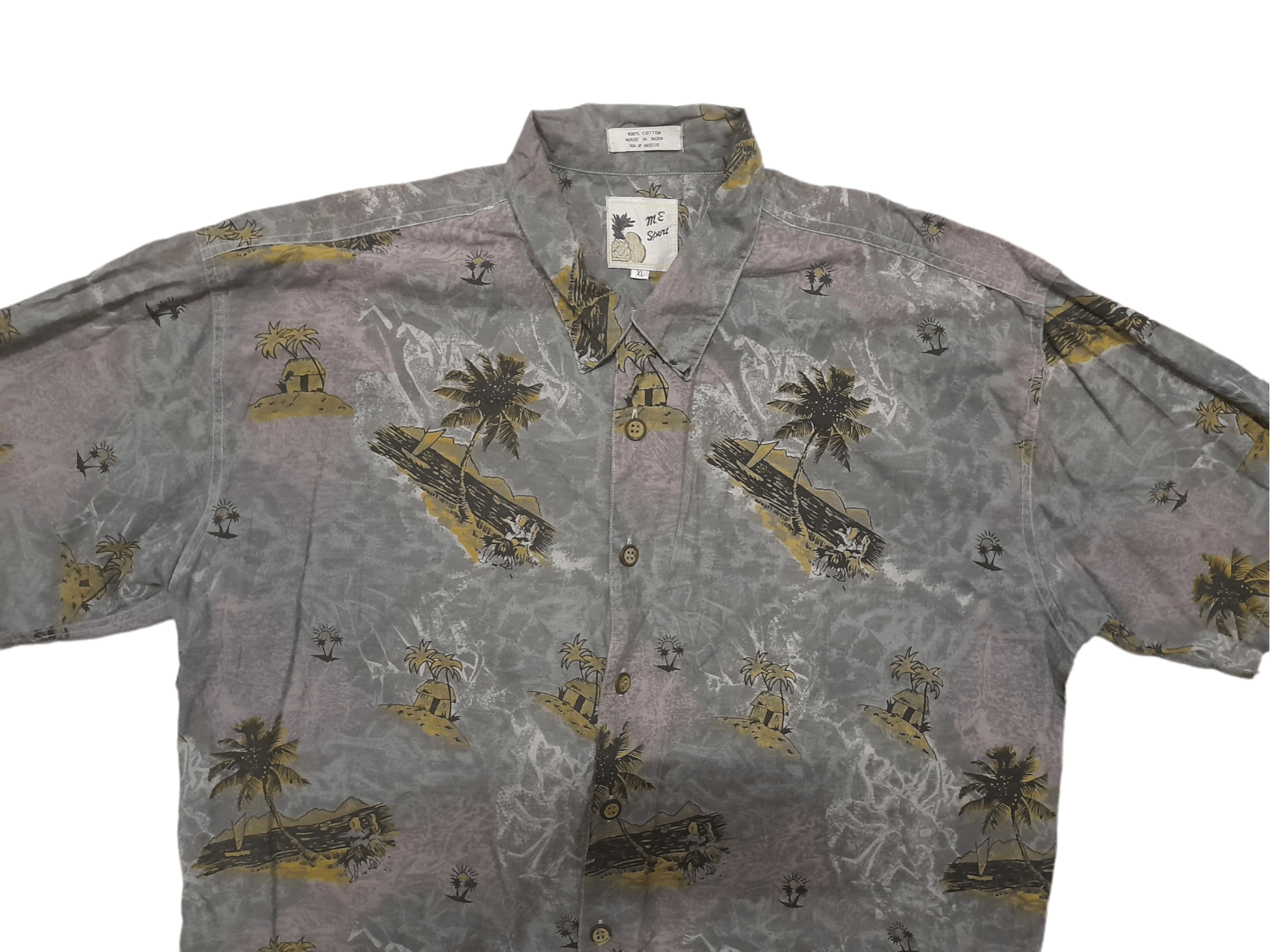 Other ME Sport Hawaii Button Down Shirt (D911) Size US XL / EU 56 / 4 - 2 Thumbnail