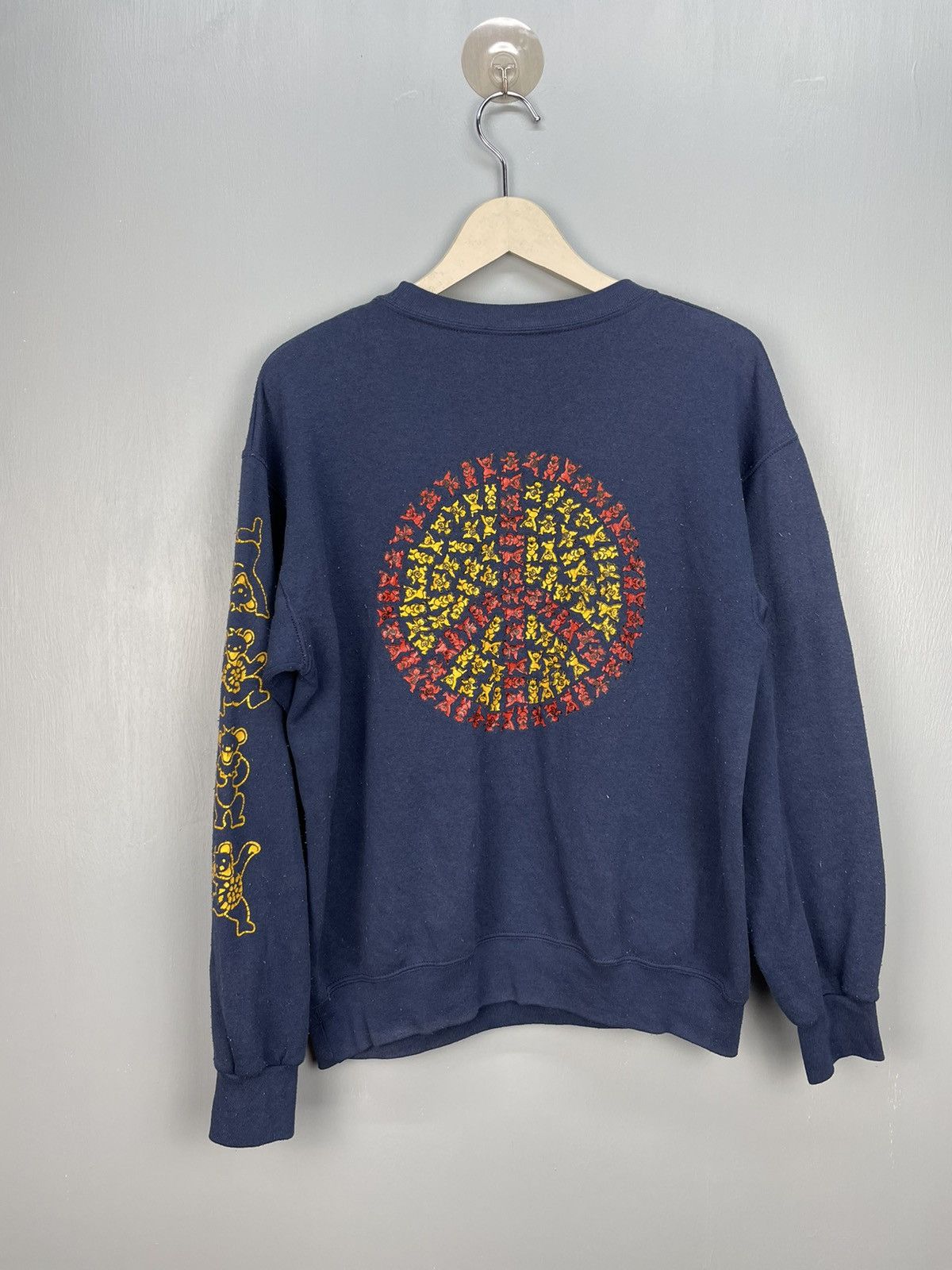 Band Tees Vintage 90s Peace logo grateful dead design bear sweatshirt Size US M / EU 48-50 / 2 - 1 Thumbnail