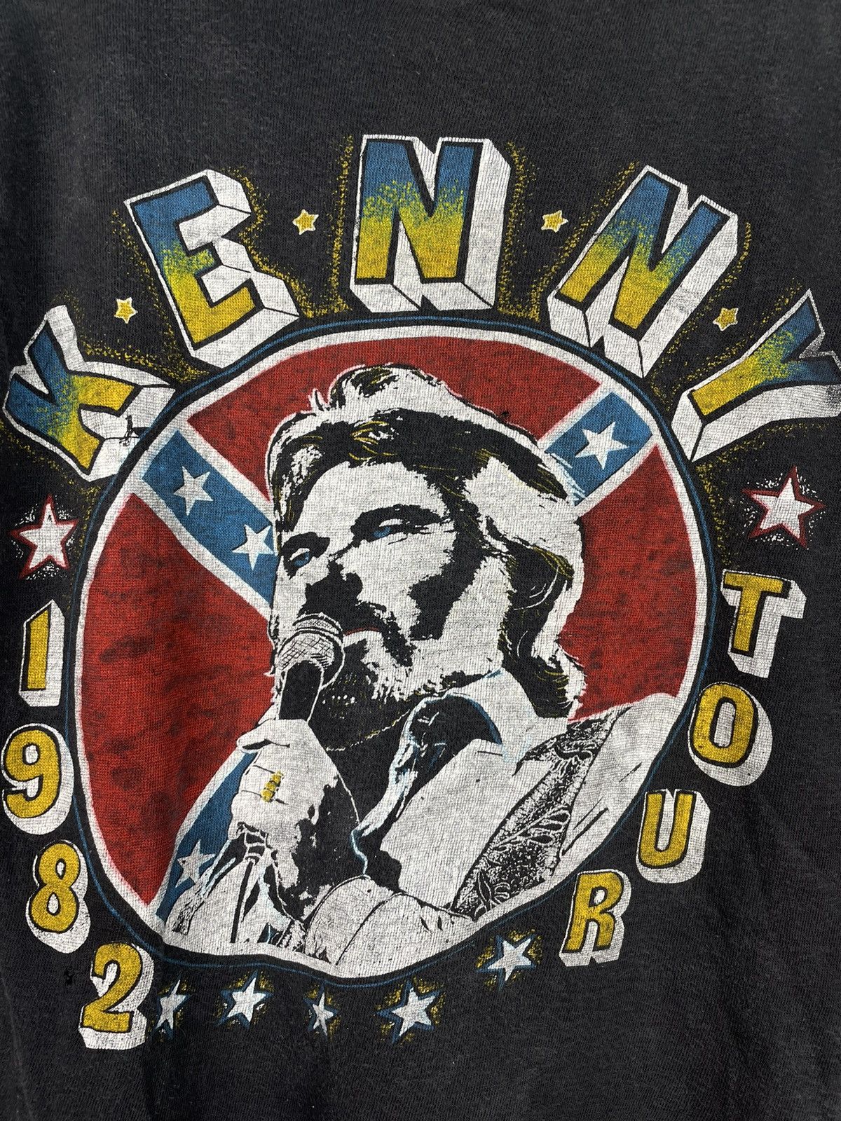 Band Tees Vintage 80s Kenny tour 1982 parking lot bootleg tee Size US XS / EU 42 / 0 - 4 Thumbnail