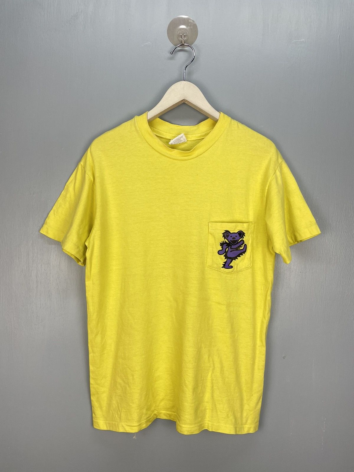 Band Tees Vintage 80s Grateful Bear pocket tee Size US M / EU 48-50 / 2 - 2 Thumbnail