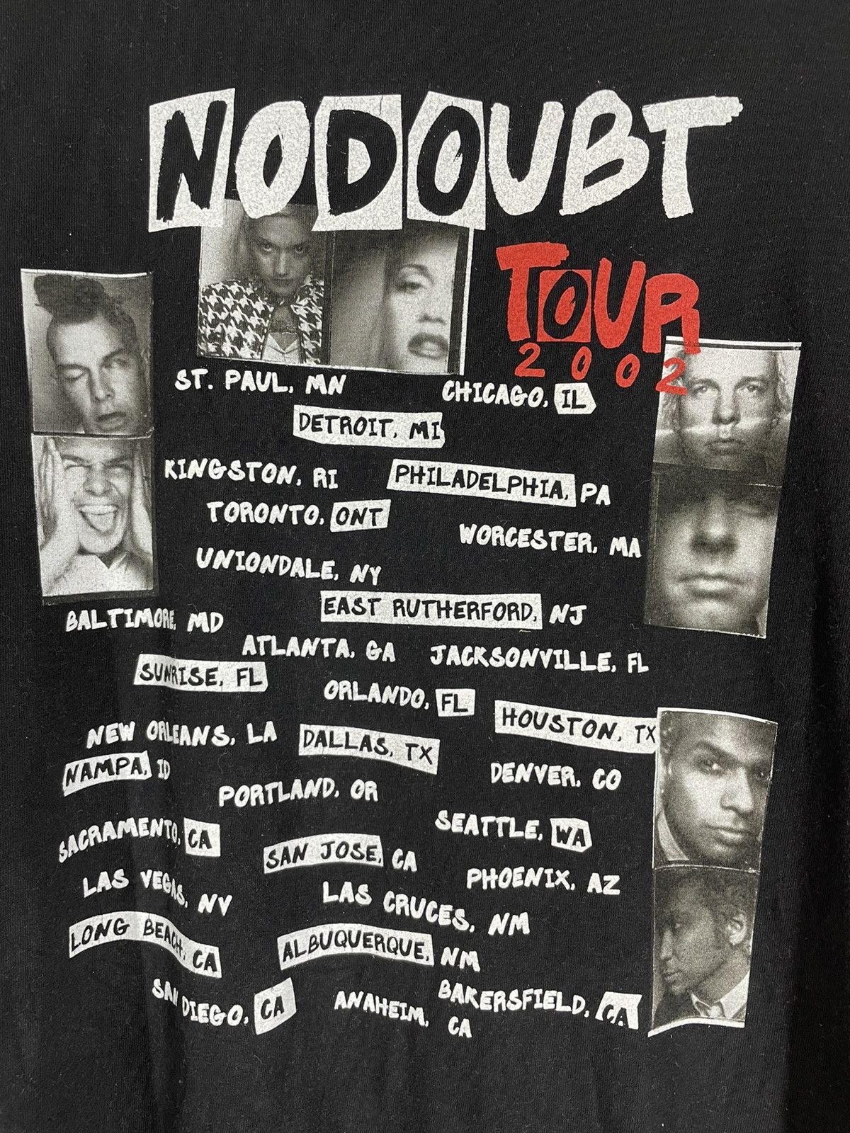 Band Tees Vintage Y2K No Doubt punk band tour 2002 t shirt Size US L / EU 52-54 / 3 - 5 Thumbnail
