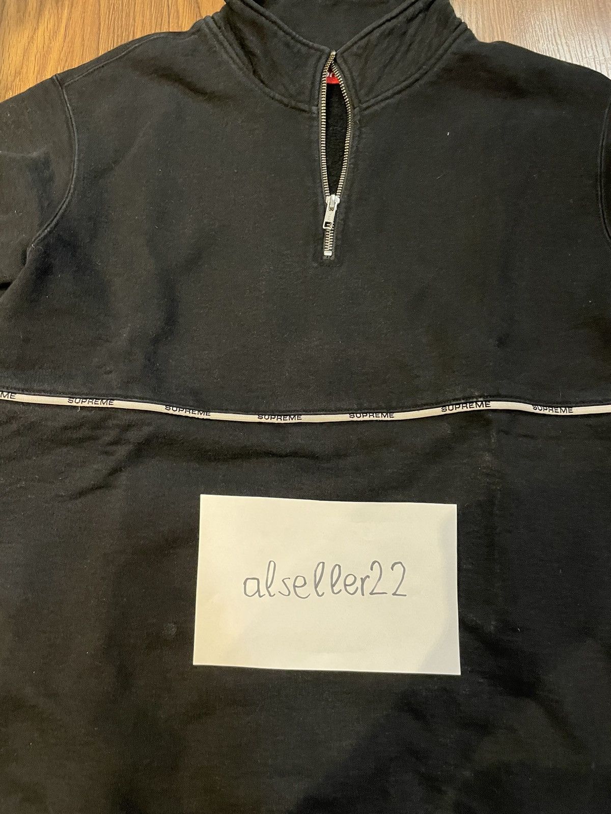 Supreme Supreme Logo Piping Half Zip SS18 Size US M / EU 48-50 / 2 - 3 Thumbnail