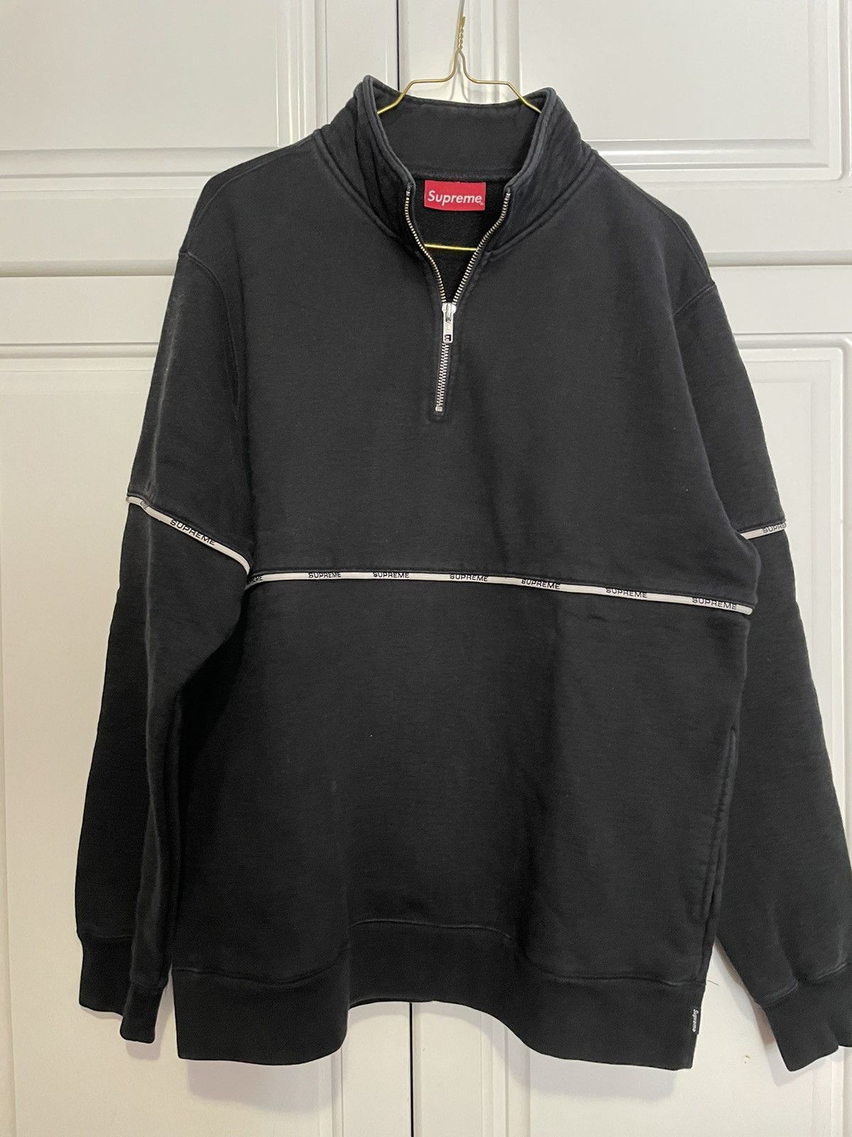 Supreme Piping Crewneck | Grailed