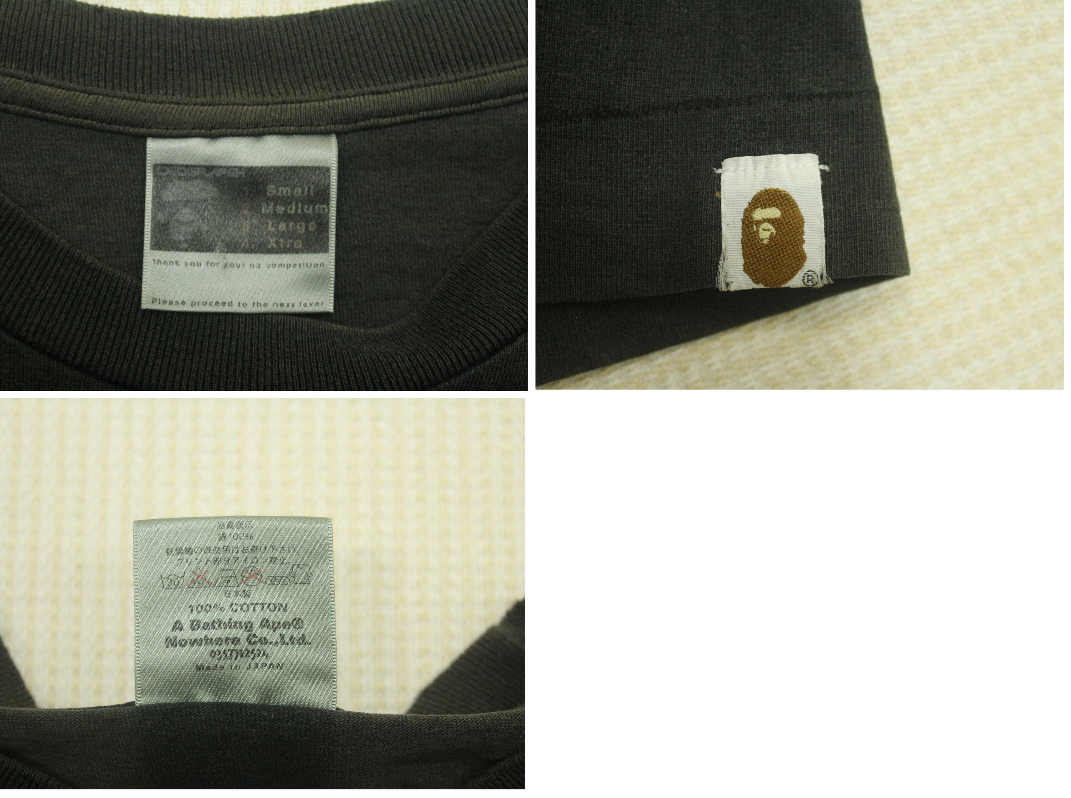 Bape × Vintage BAPE T Shirt Faded Distressed Thrashed Size US M / EU 48-50 / 2 - 5 Thumbnail