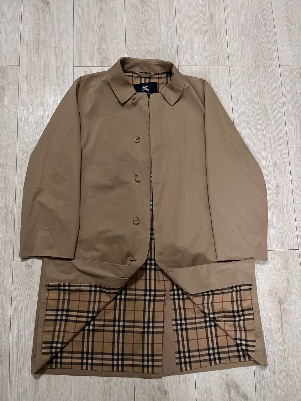 Burberry × Vintage Vintage Burberry Trench Coat Size L / US 10 / IT 46 - 1 Thumbnail