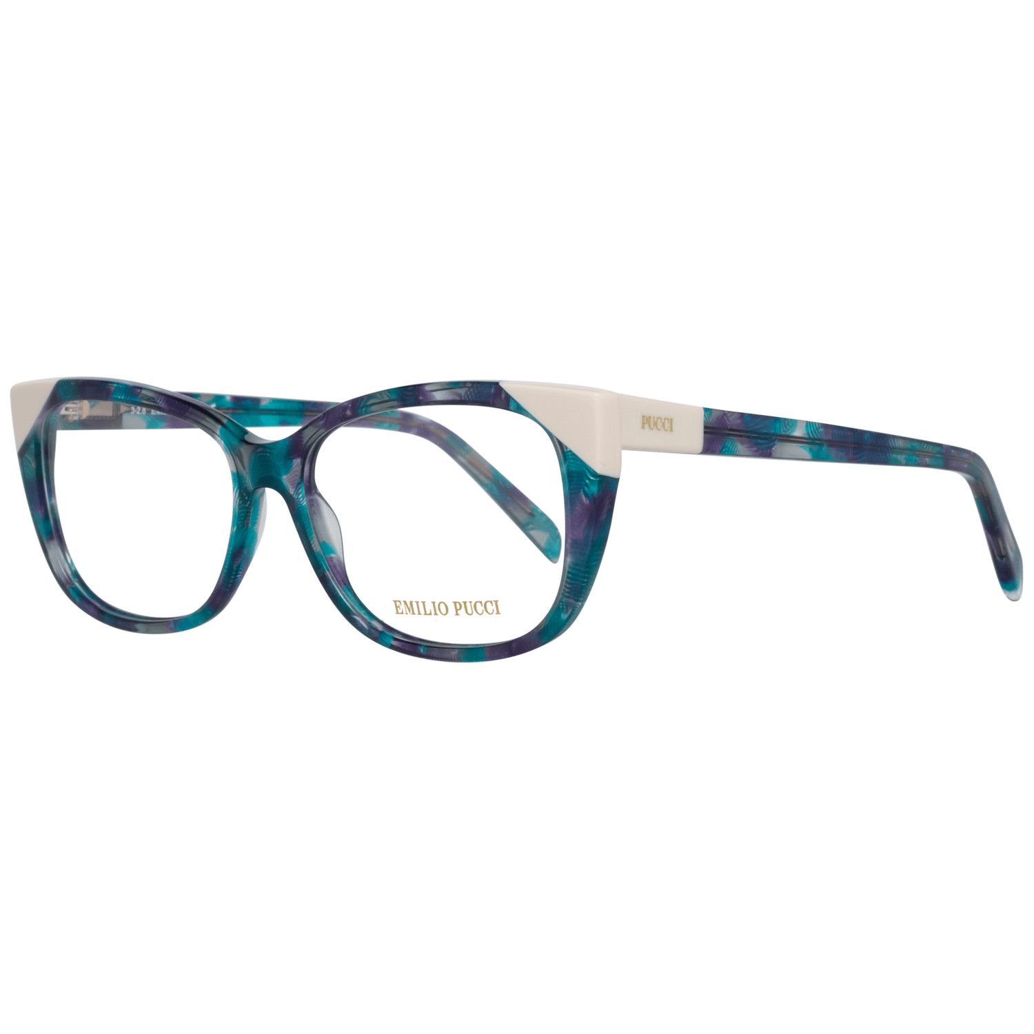 Emilio Pucci Blue Plastic Glasses (Frames)