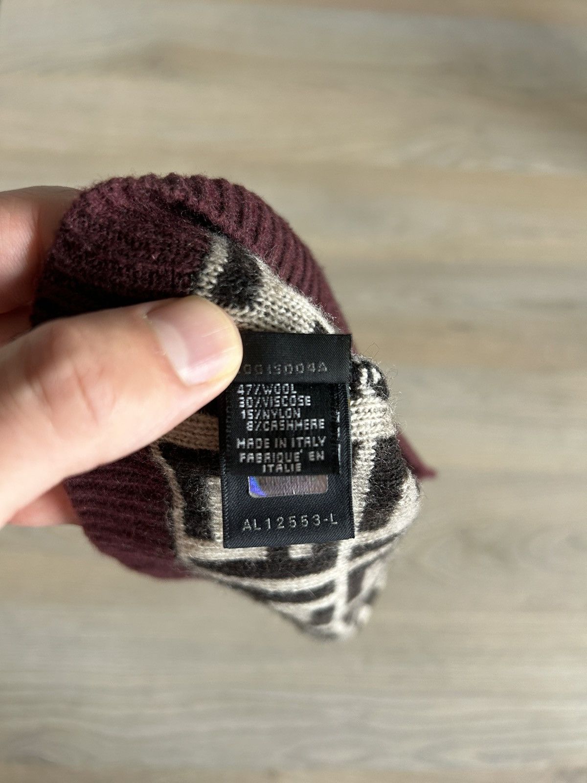 Fendi FF Zucca Monogram Wool/Cashmere Blend Beanie Size ONE SIZE - 4 Thumbnail