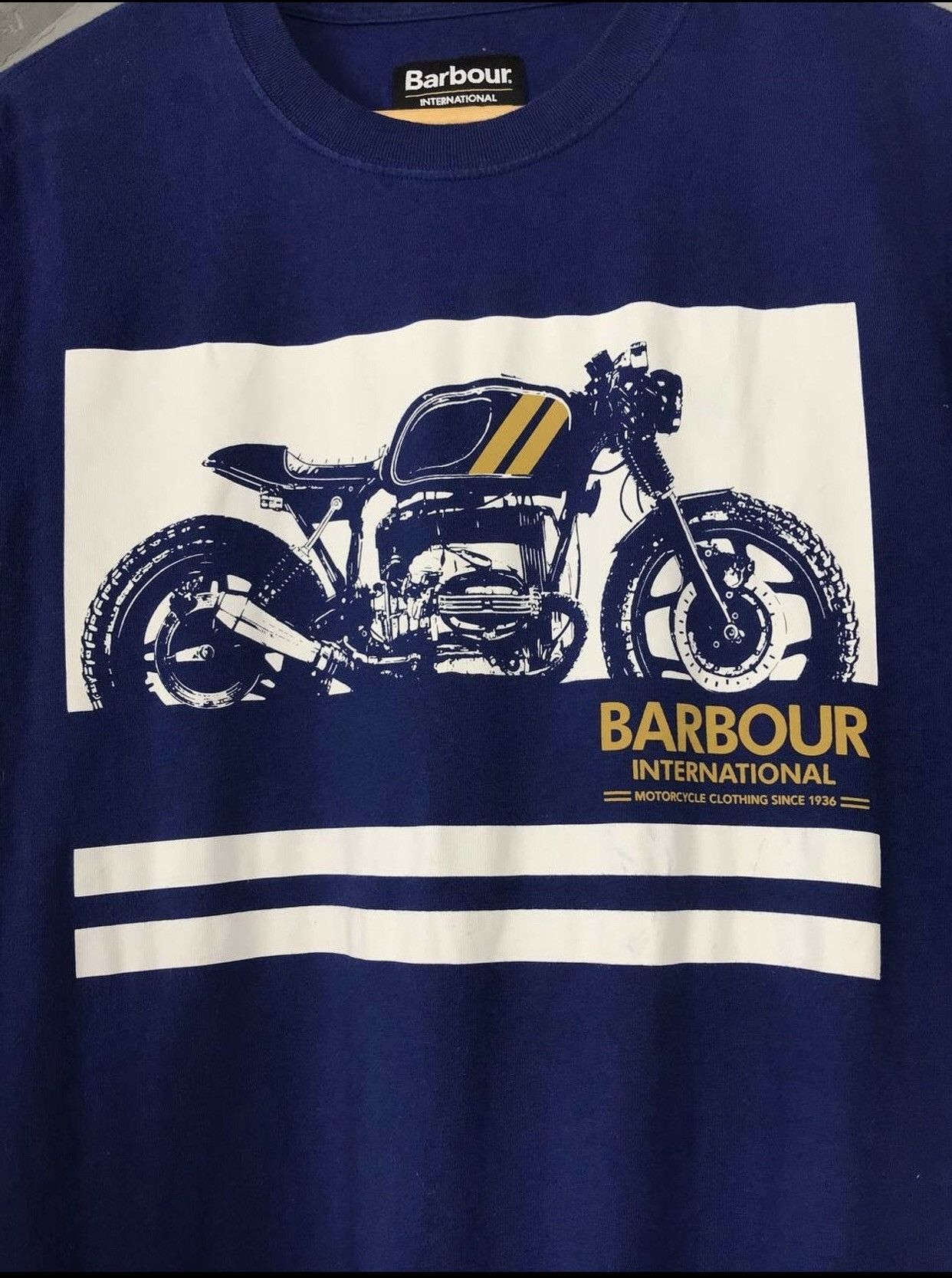 Barbour Barbour international casual streetwear luxury tee Size US M / EU 48-50 / 2 - 3 Thumbnail