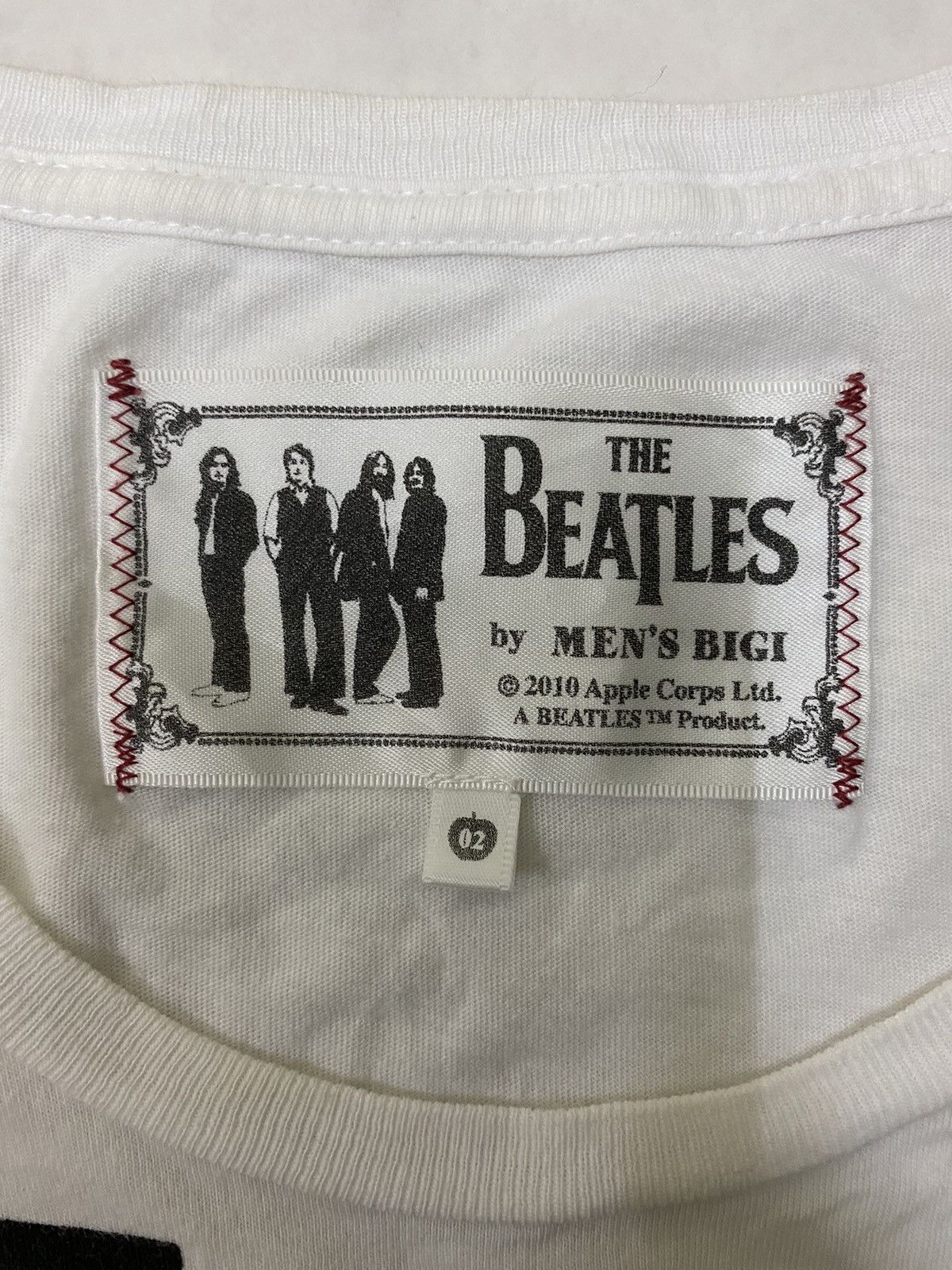 Band Tees × Vintage The Beatles Signatures Tee Under Licensed Apple Corps Ltd Size US S / EU 44-46 / 1 - 7 Thumbnail