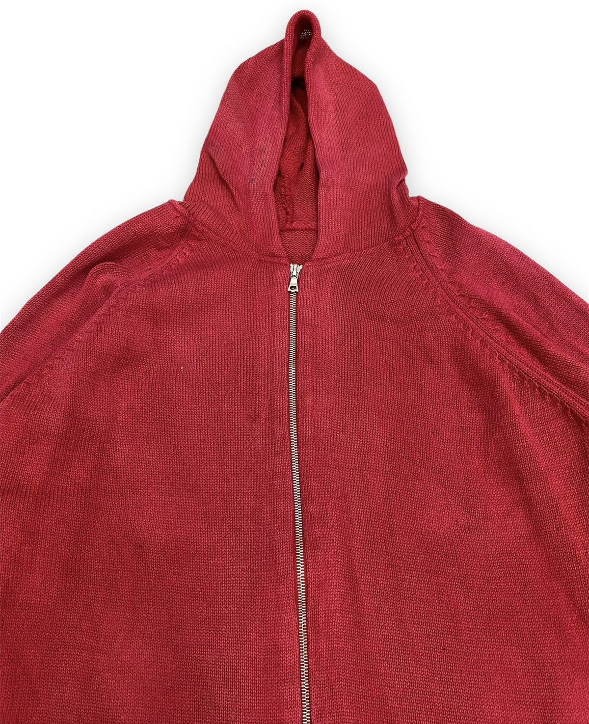 Vintage Vintage Unbranded Riri Swiss Zip Knitwear Hoodie Size US XL / EU 56 / 4 - 5 Thumbnail